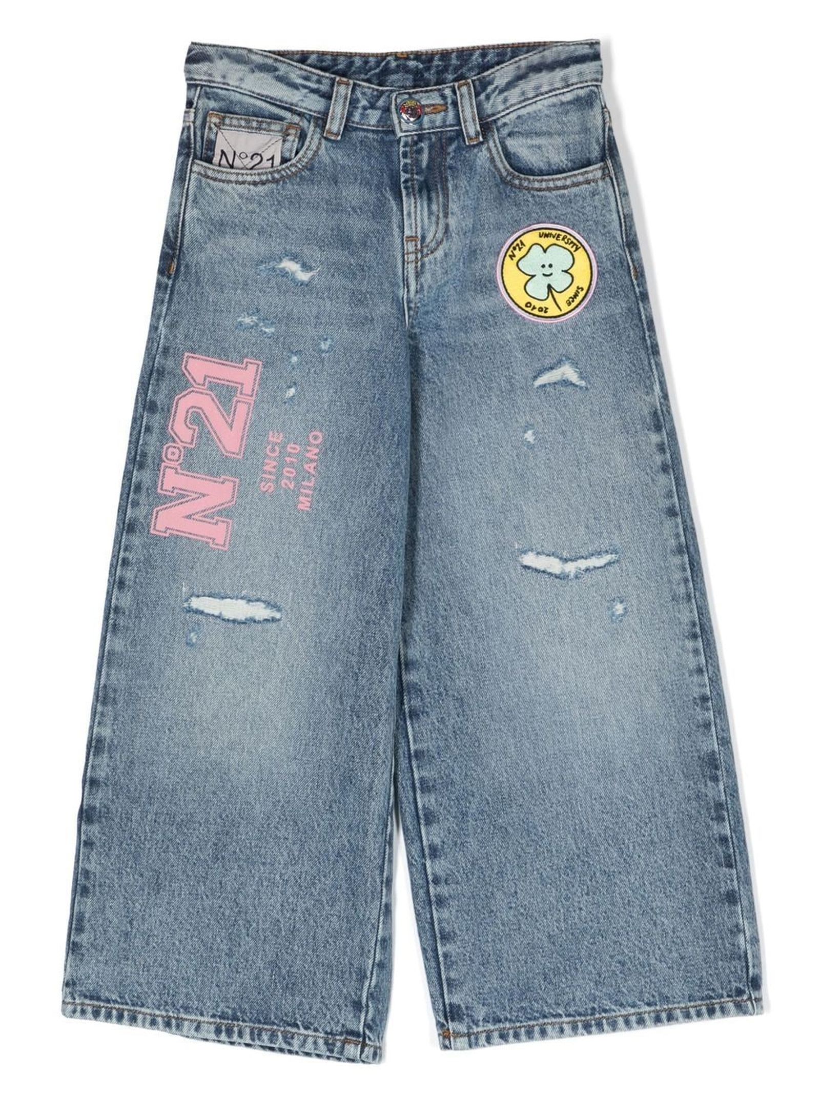 N.21 Blue Cotton Jeans