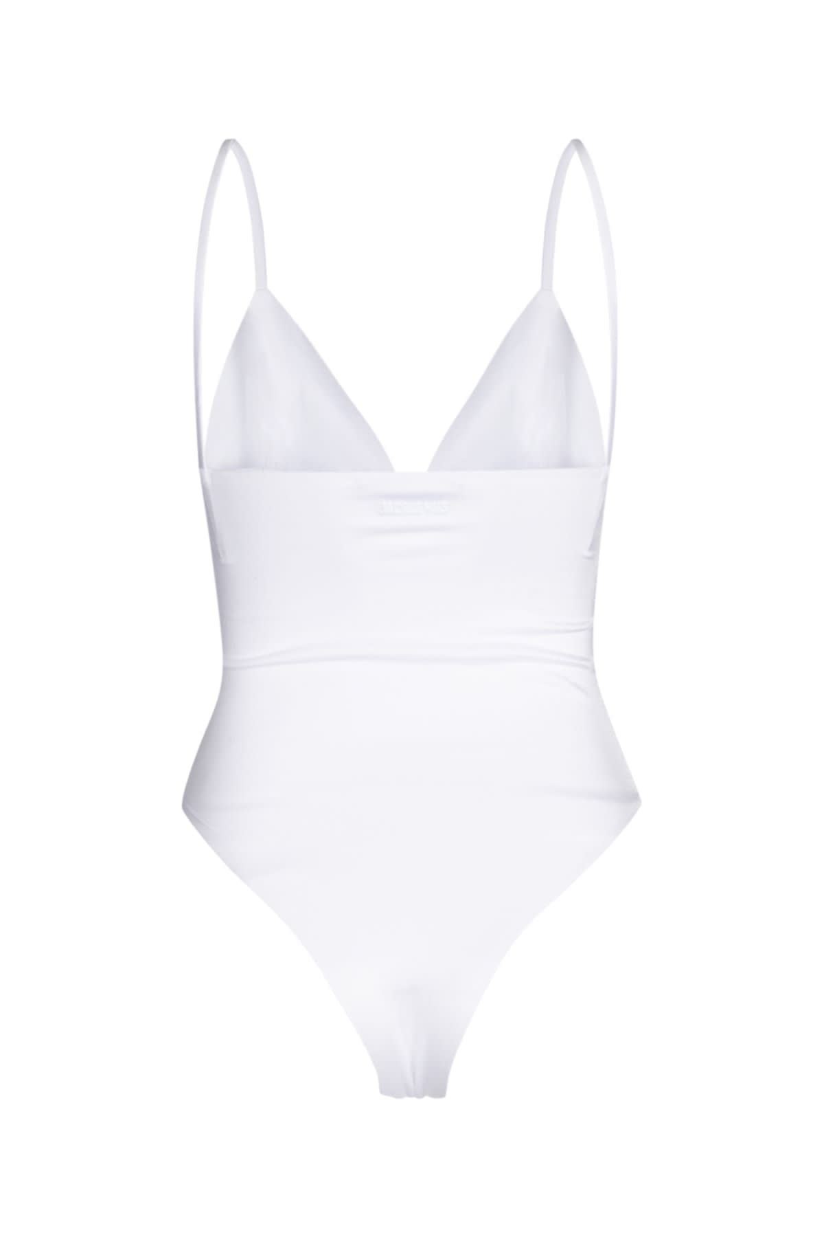 Shop Jacquemus Le Body Spallina In White