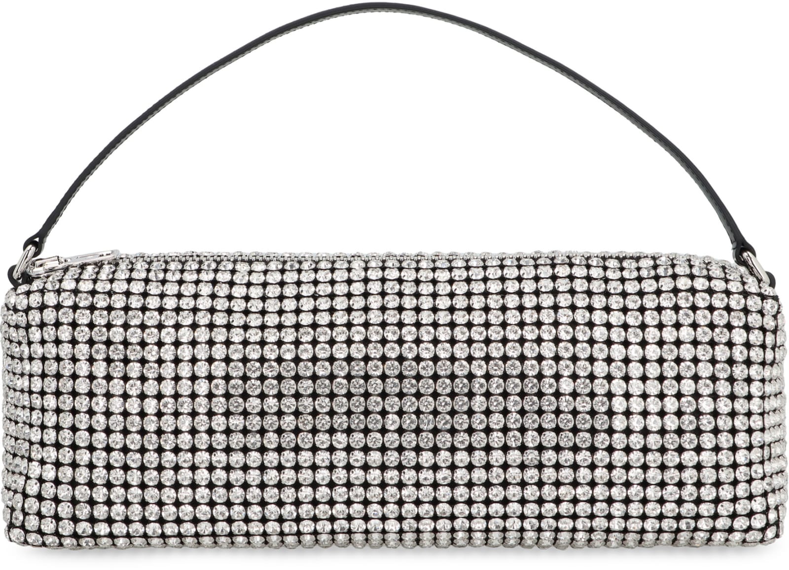 Shop Alexander Wang Heiress Bag With Crystals In Black