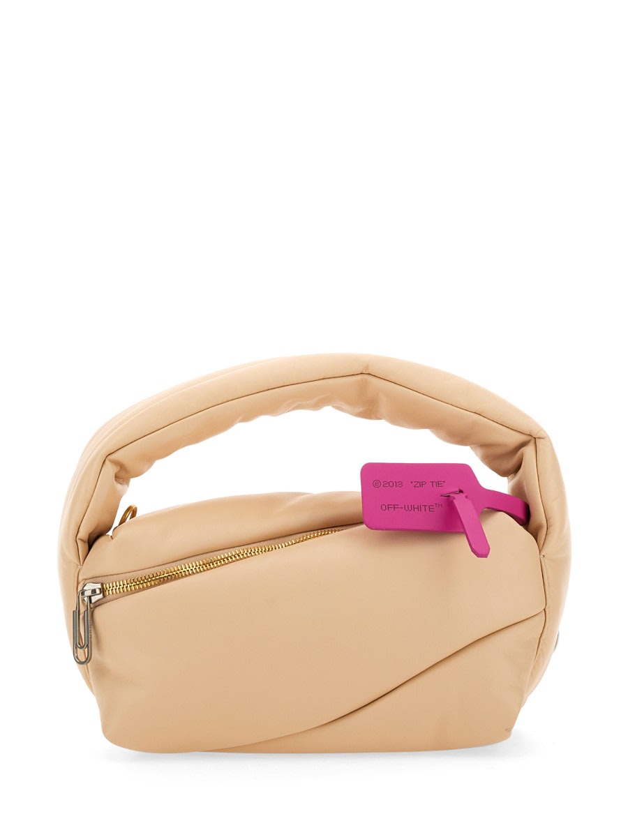 Off-white Tote Pump Pouch 24 In Beige