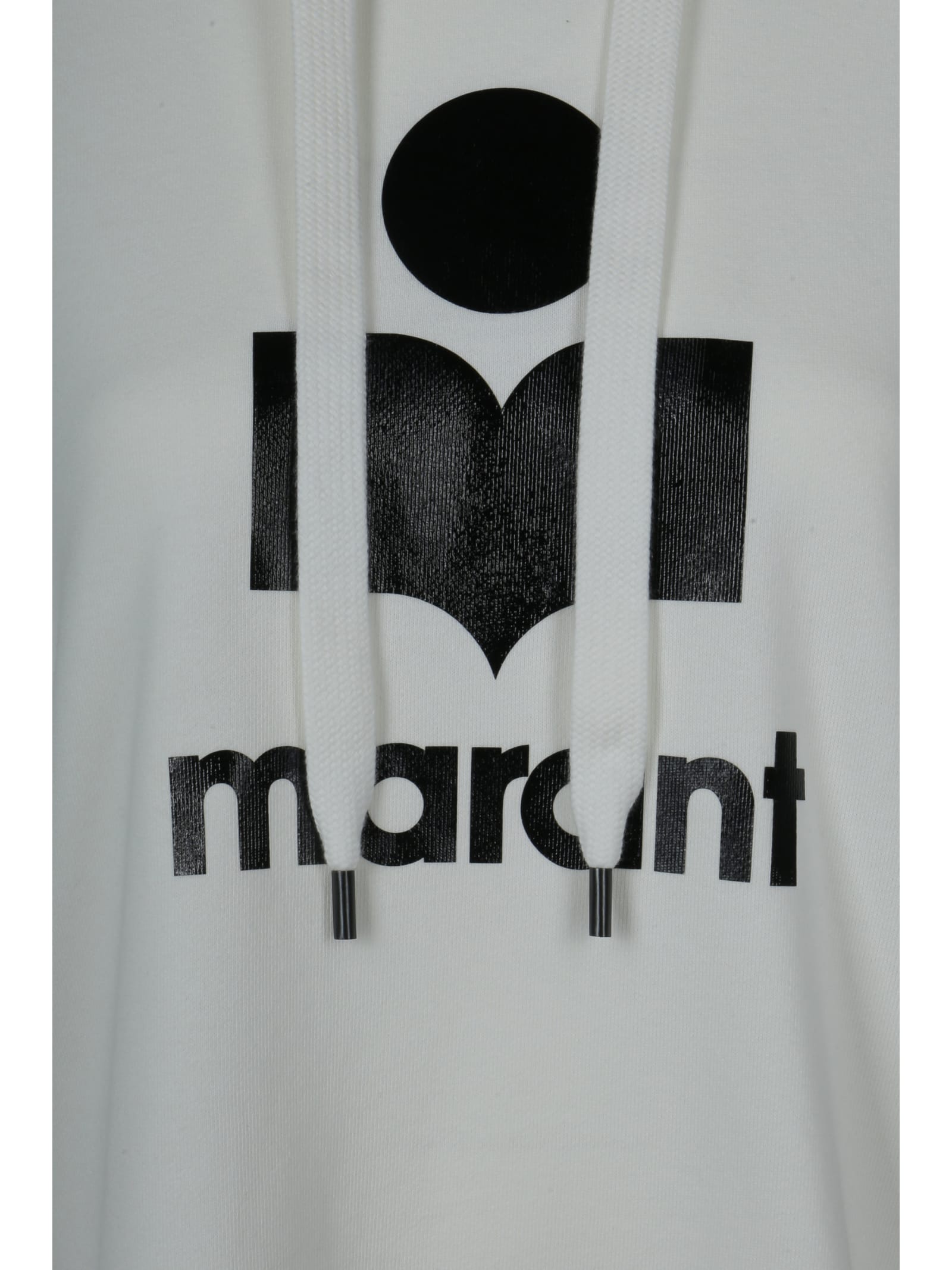 Shop Marant Etoile Marly Hoodie In White