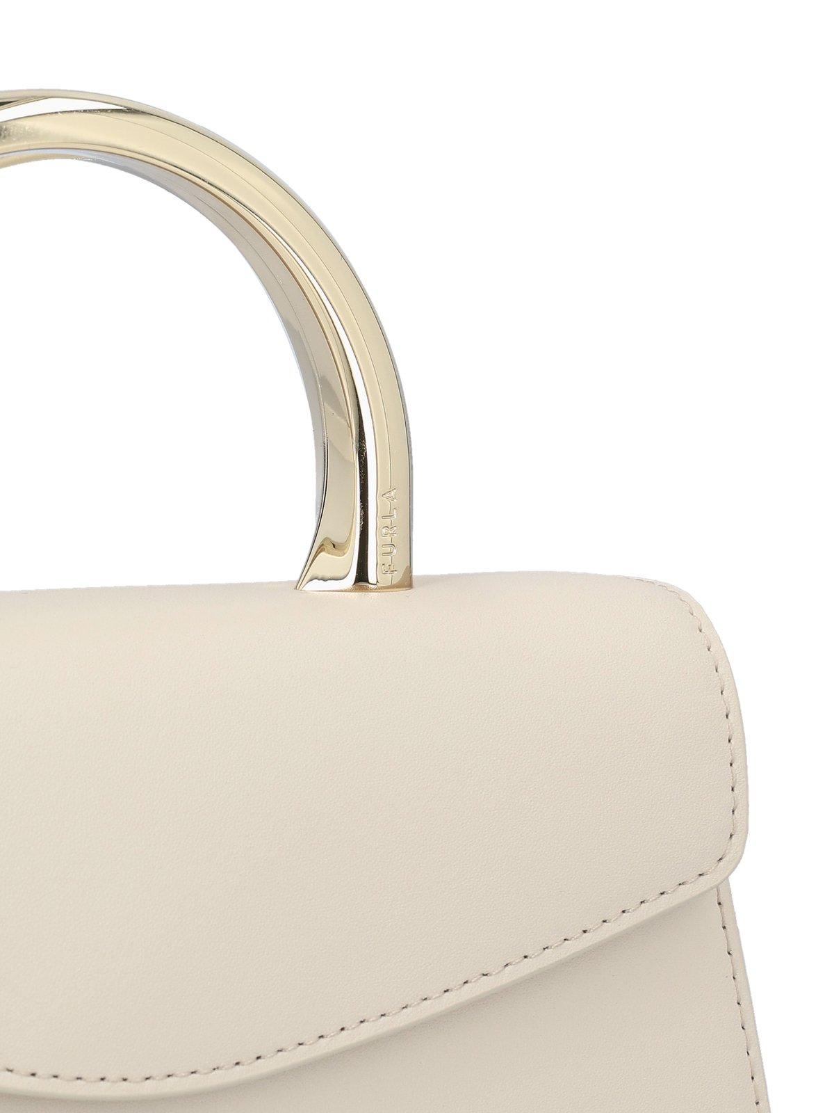 Furla Foldover Top Handle Bag