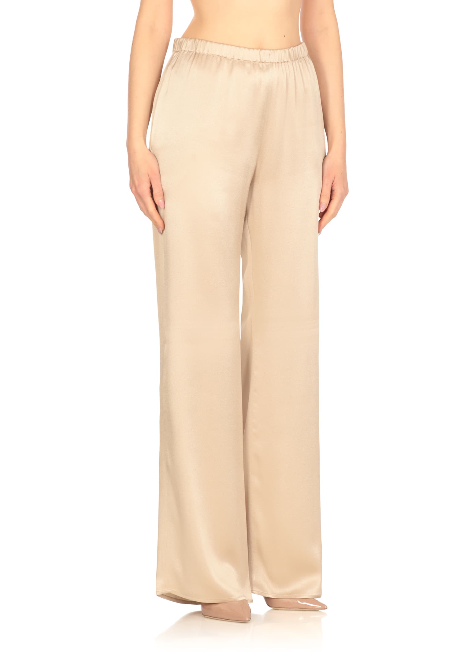 Antonelli Straight Leg Elastic Waist Trousers