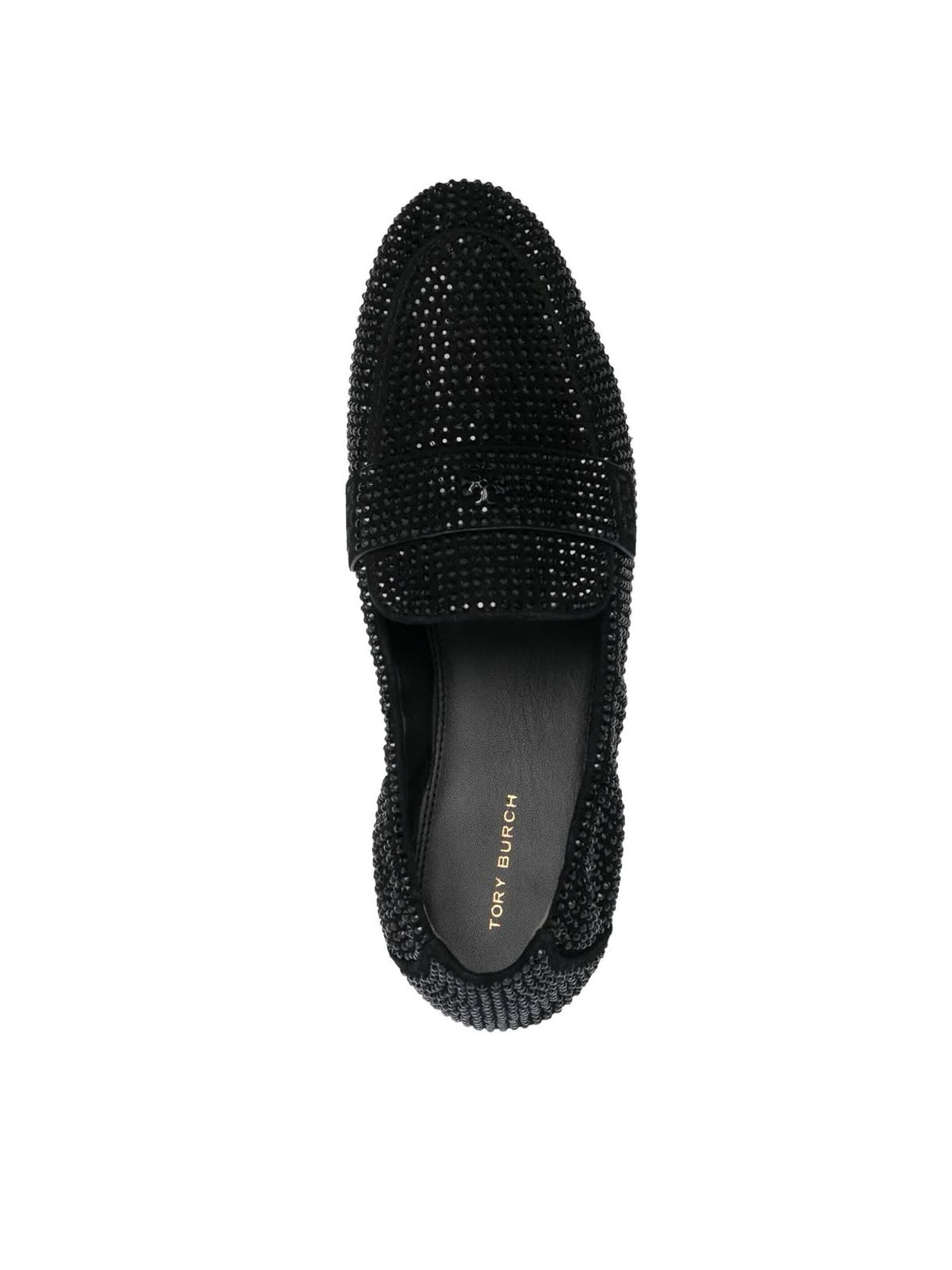 Shop Tory Burch Ballet Loafer In Perfect Black Jet