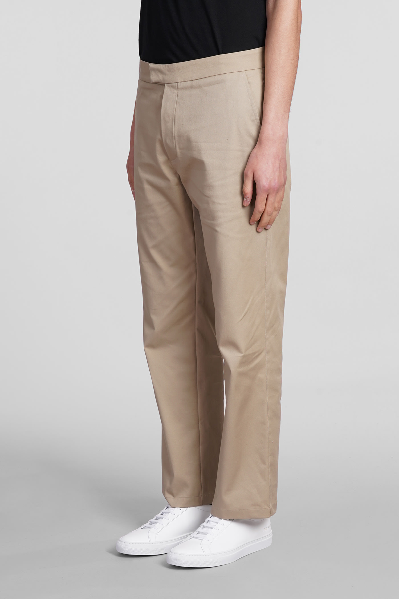 Shop Holy Caftan Patrick Bu Pants In Beige Cotton