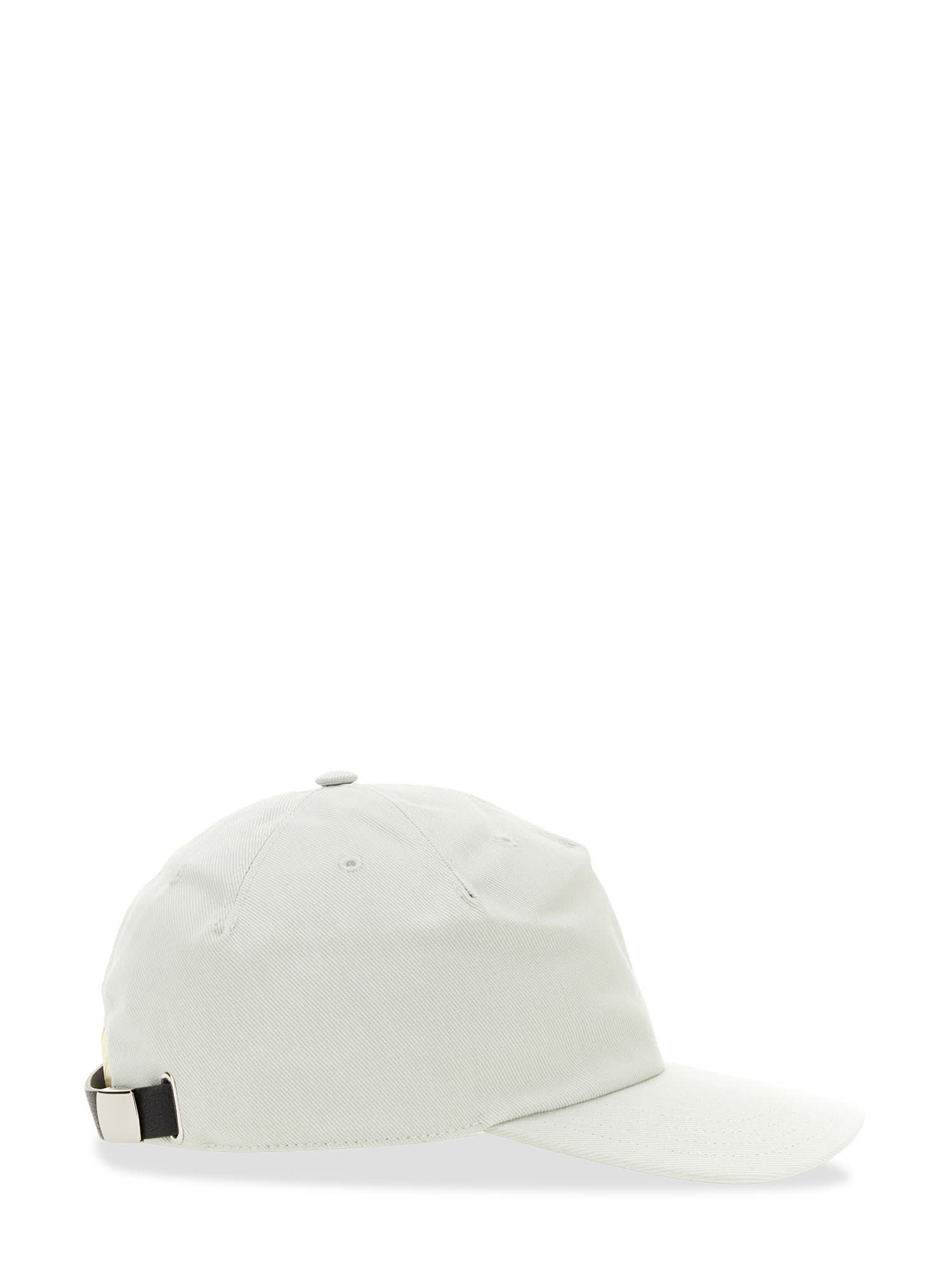 Alexander Mcqueen Sporty Hat With Curved Brim And Eyelet Vents In Verde