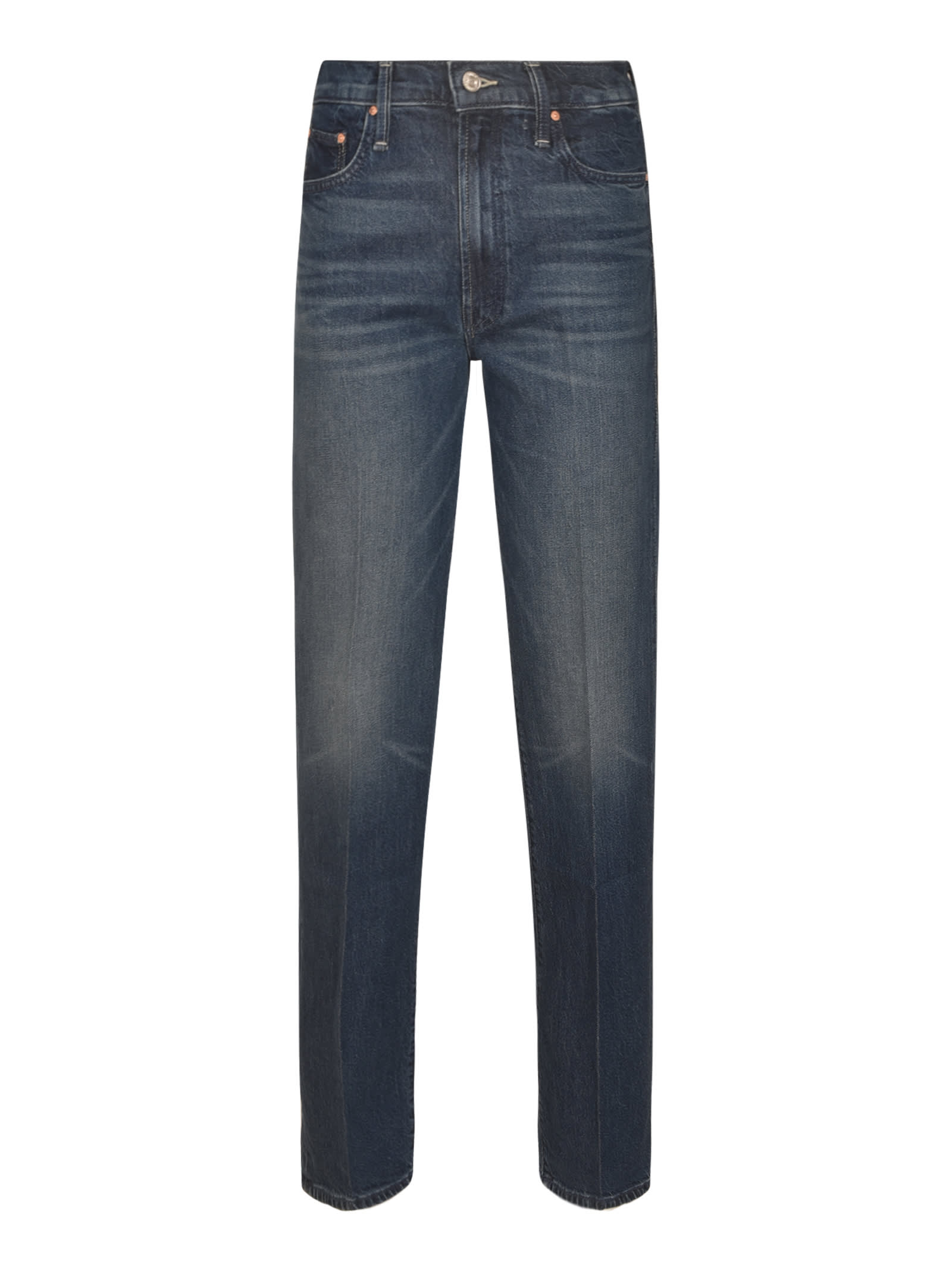 Straight Buttoned Jeans