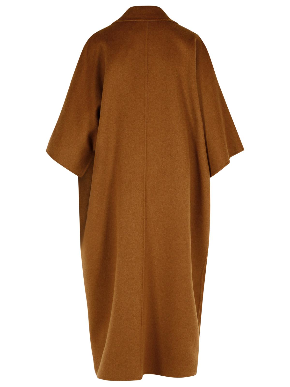 MAX MARA GITANO BROWN CAMEL WOOL COAT