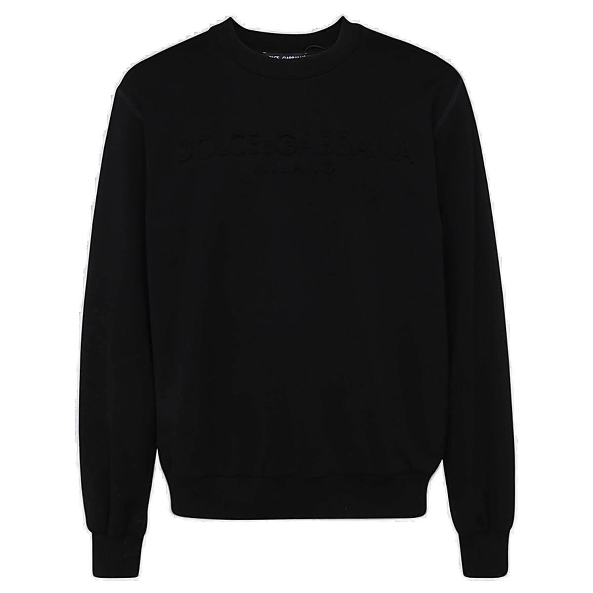 Dolce & Gabbana Logo-embossed Crewneck Sweater