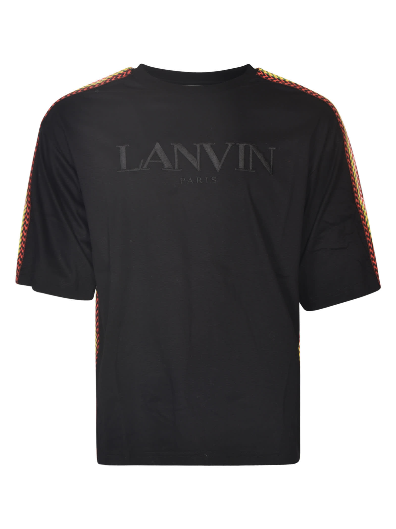 LANVIN LOGO EMBROIDERED T-SHIRT