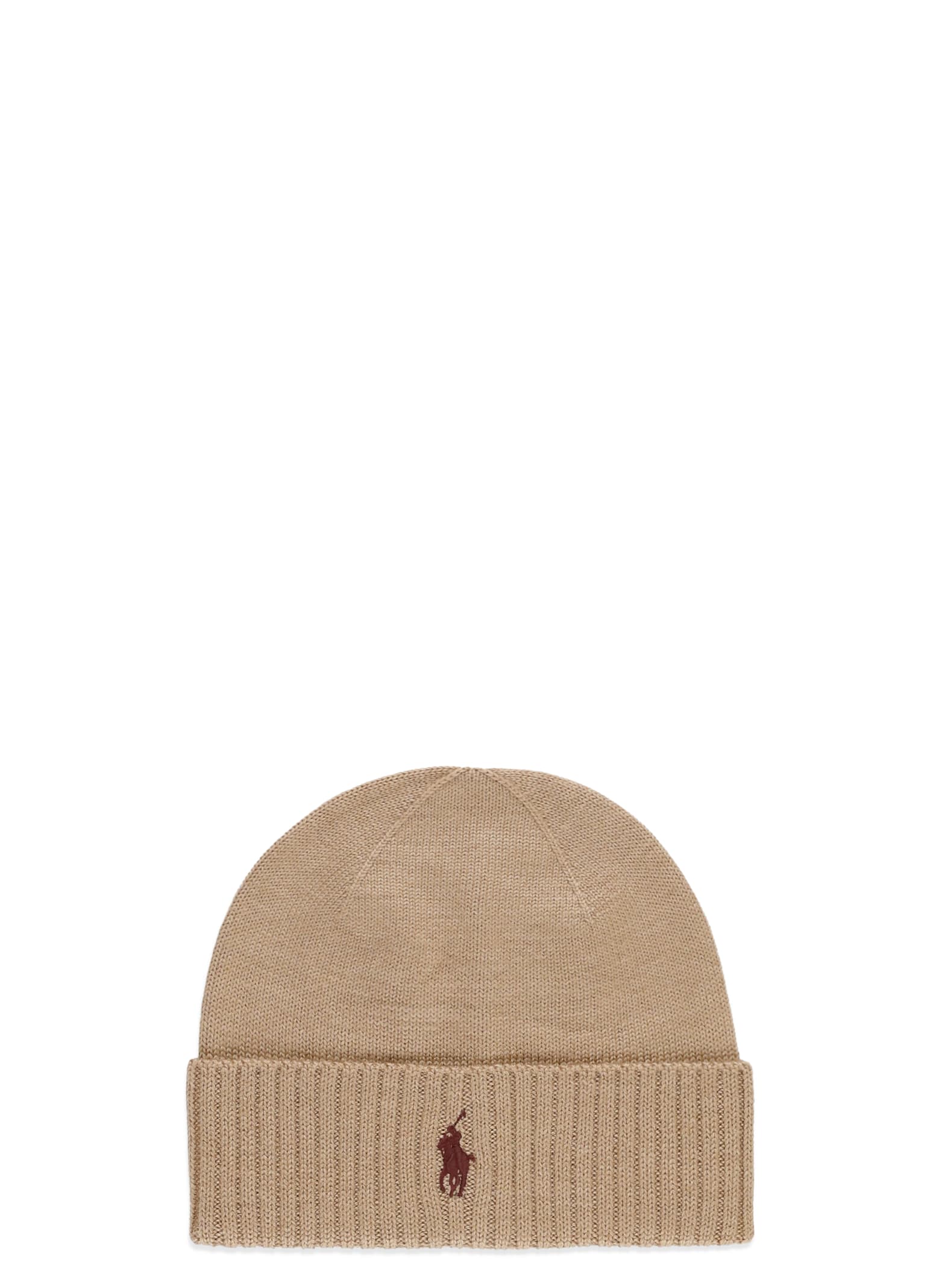 Wool Beanie With Logo