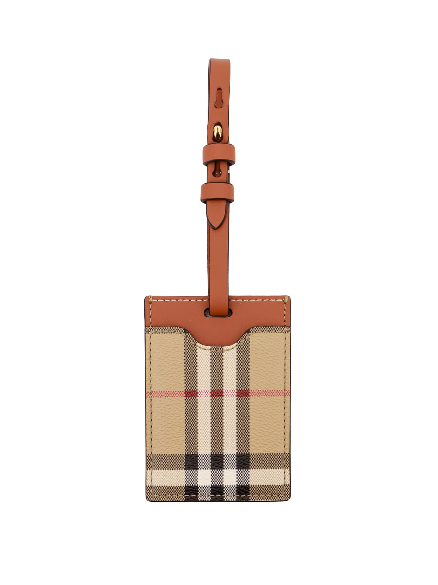 Burberry Luggage Tag In Beige