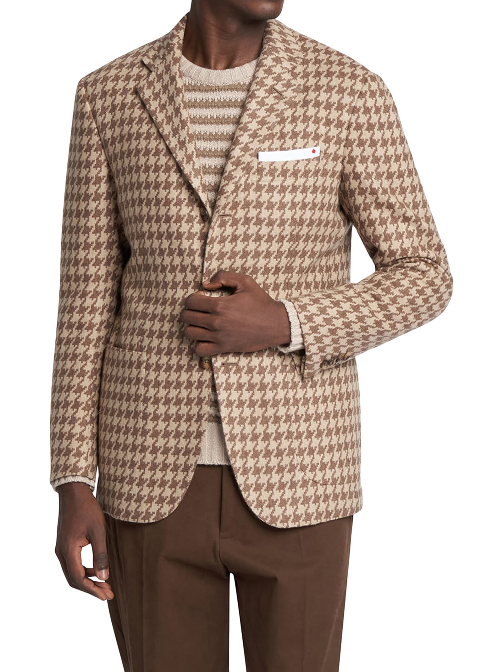 Cashmere Blouson Jacket in Beige - Kiton