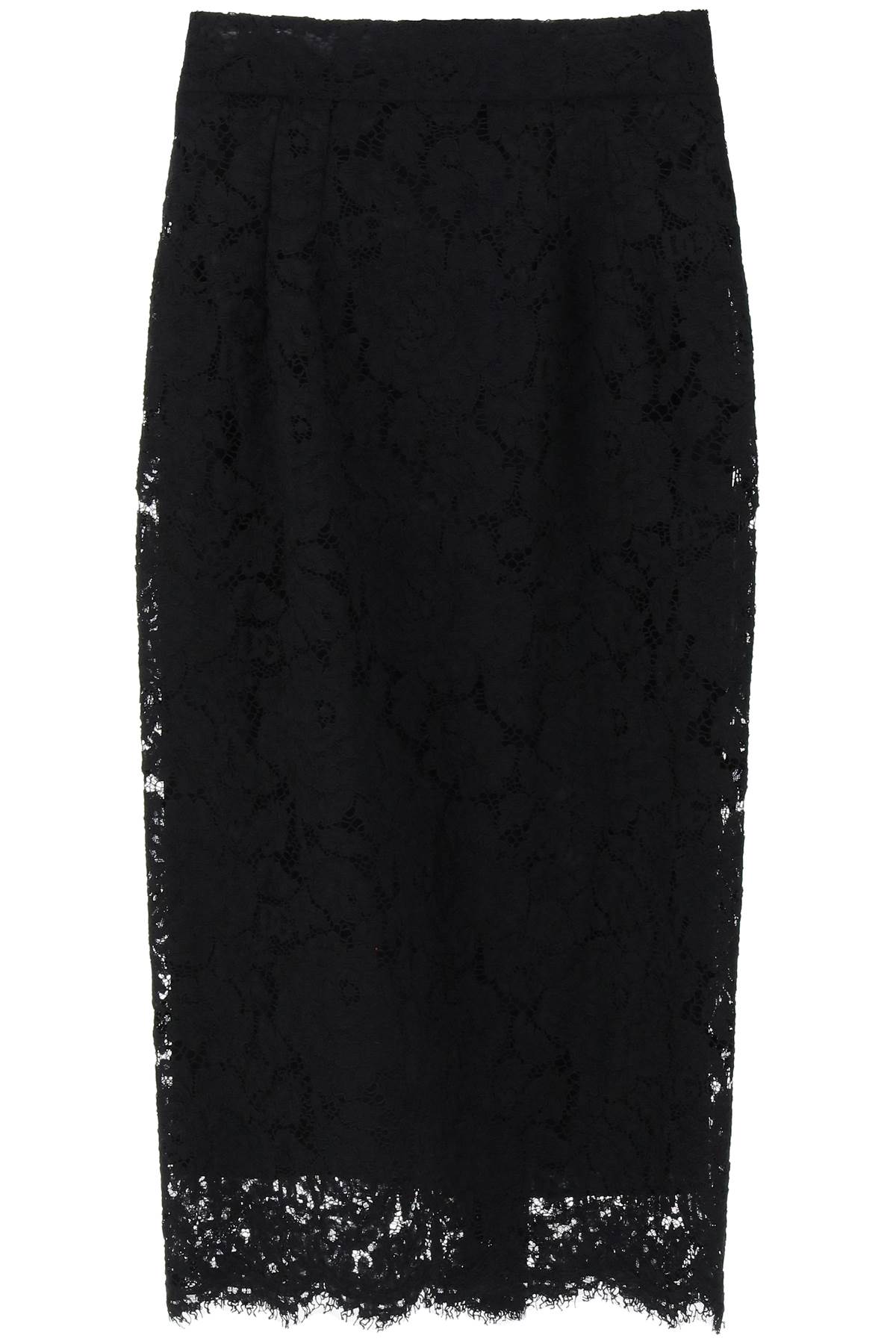 Dolce & Gabbana Midi Lace Pencil Skirt