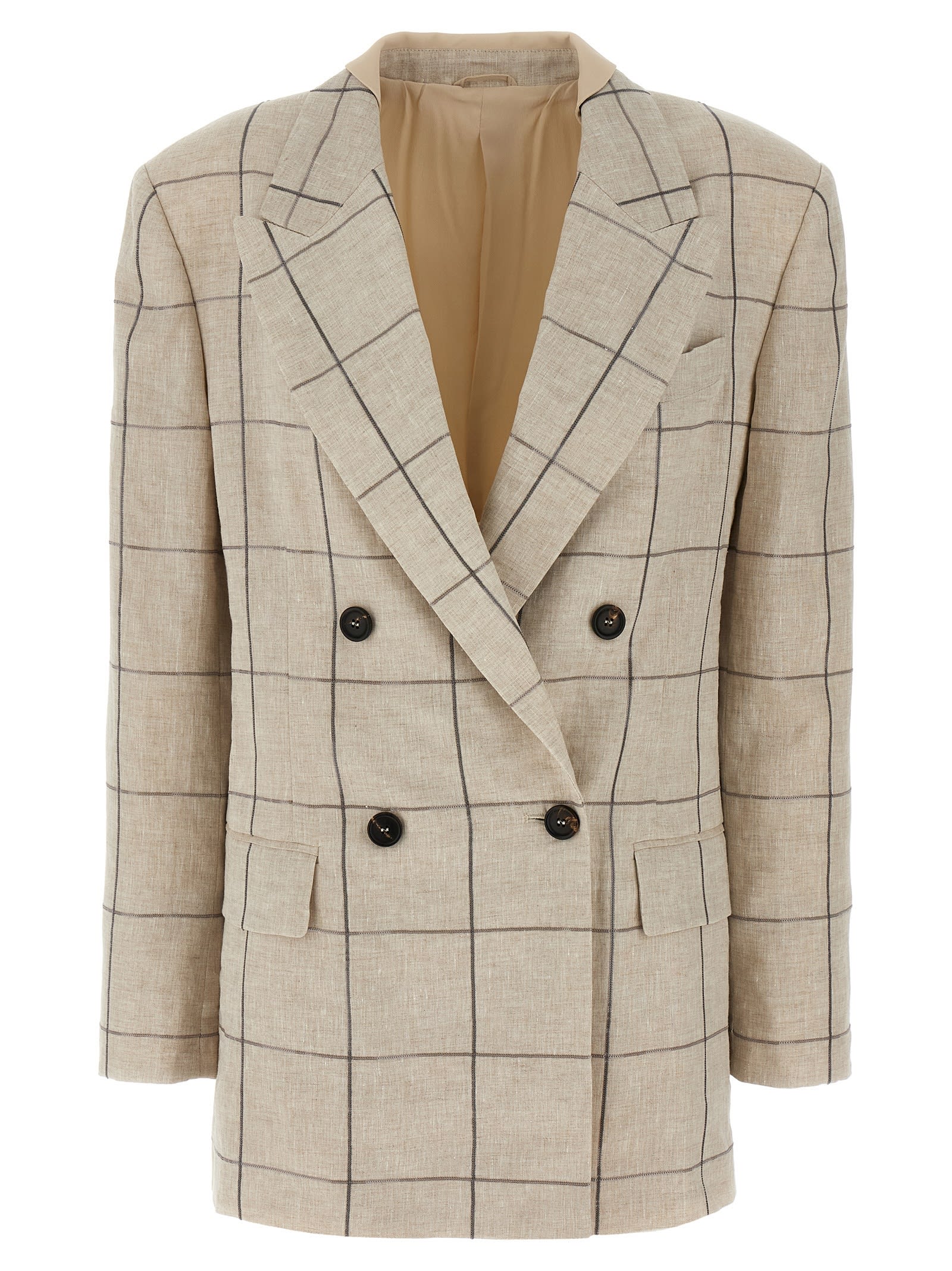 BRUNELLO CUCINELLI EMBROIDERY BLAZER