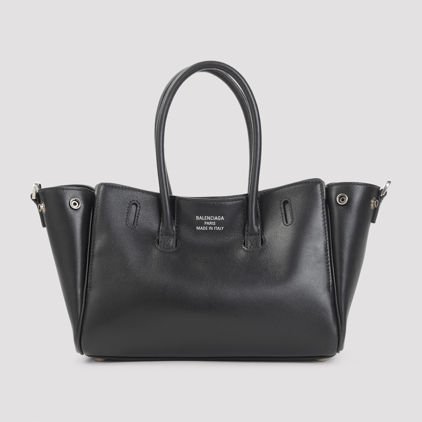 Balenciaga Black Bel Air Carry Tote In Black