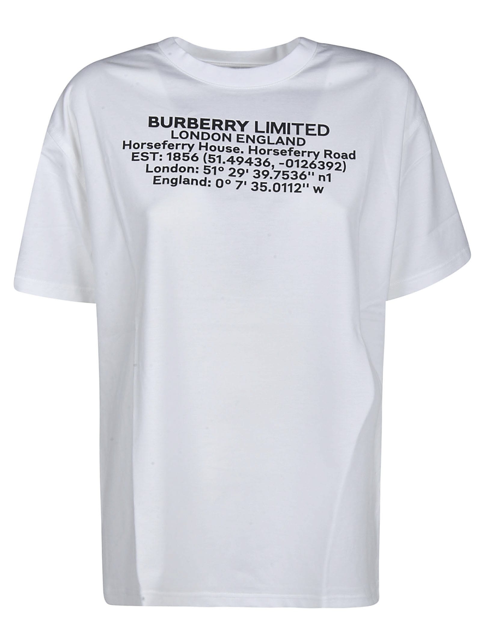 BURBERRY LIMITED T-SHIRT,8024629CARRICK WHITE