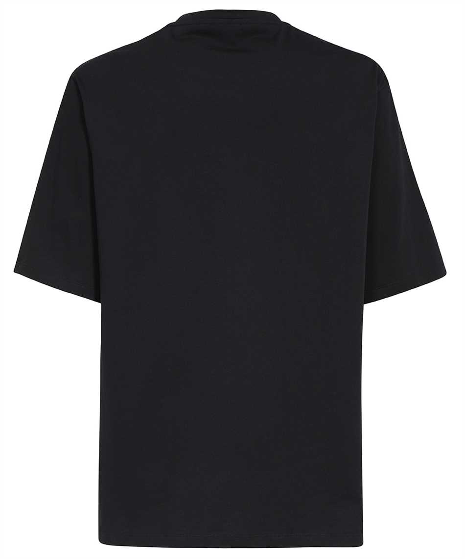 Shop Balmain Logo Cotton T-shirt In Black