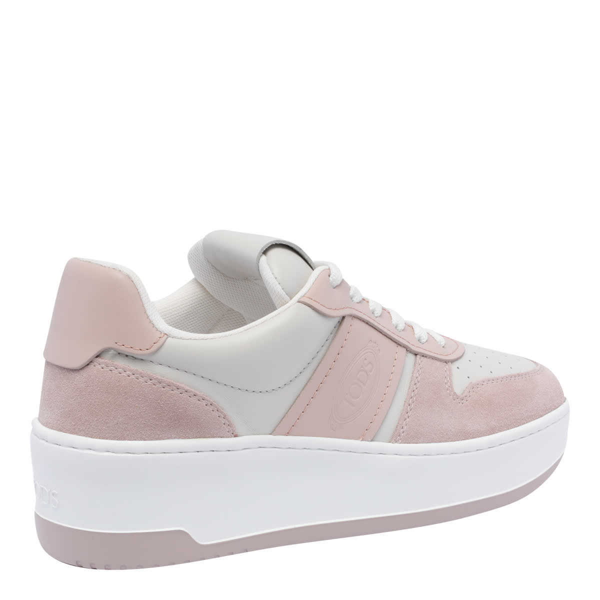 Shop Tod's Platform Sneakers In Pink