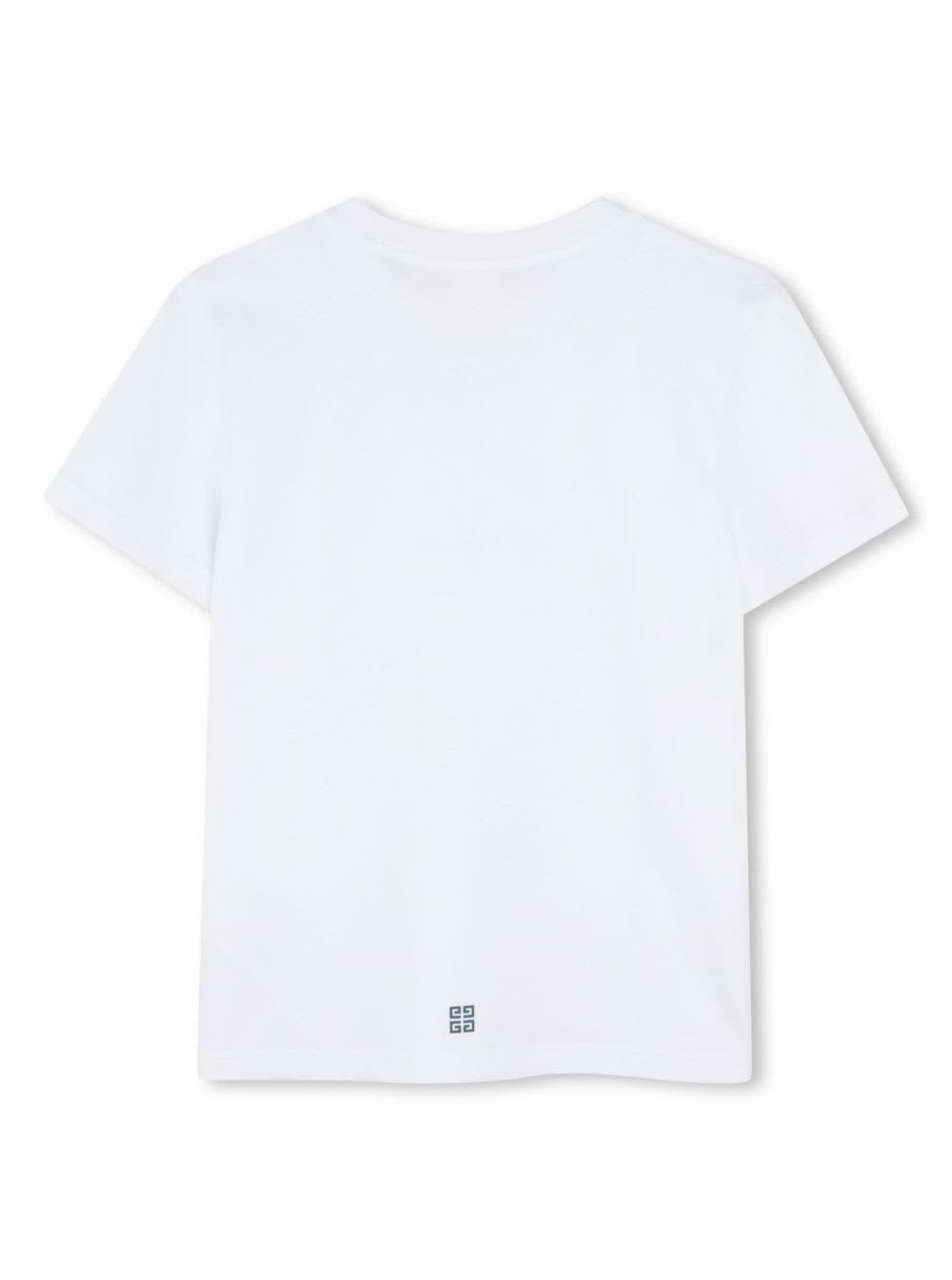 Givenchy Boy's Contrast Logo-print T-shirt In White