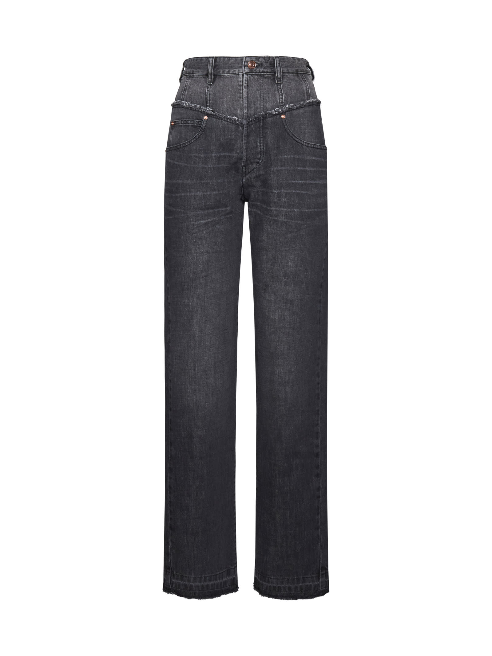 Isabel Marant Jeans In Faded Black