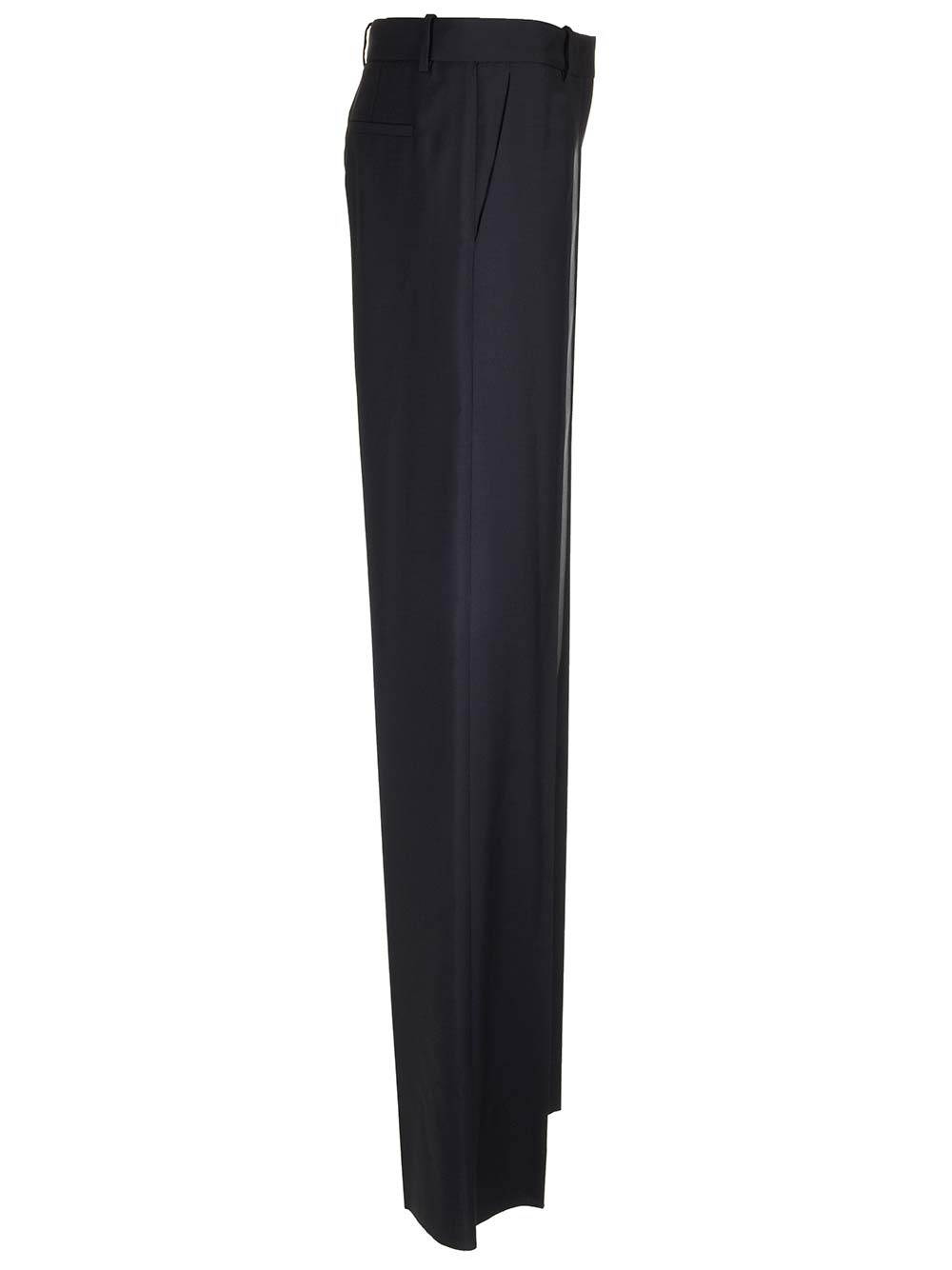 Shop Valentino Tailored Trousers In Blue