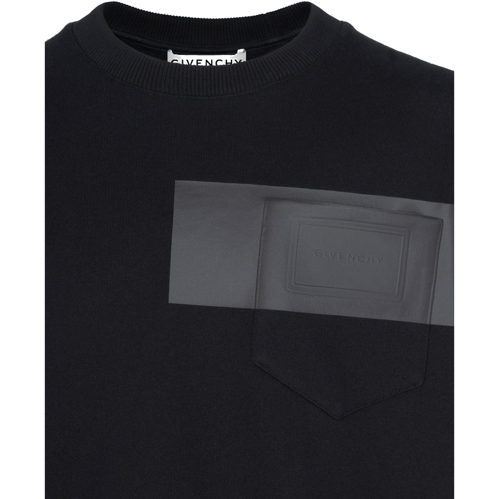 Shop Givenchy Logo Sweartshirt In Black