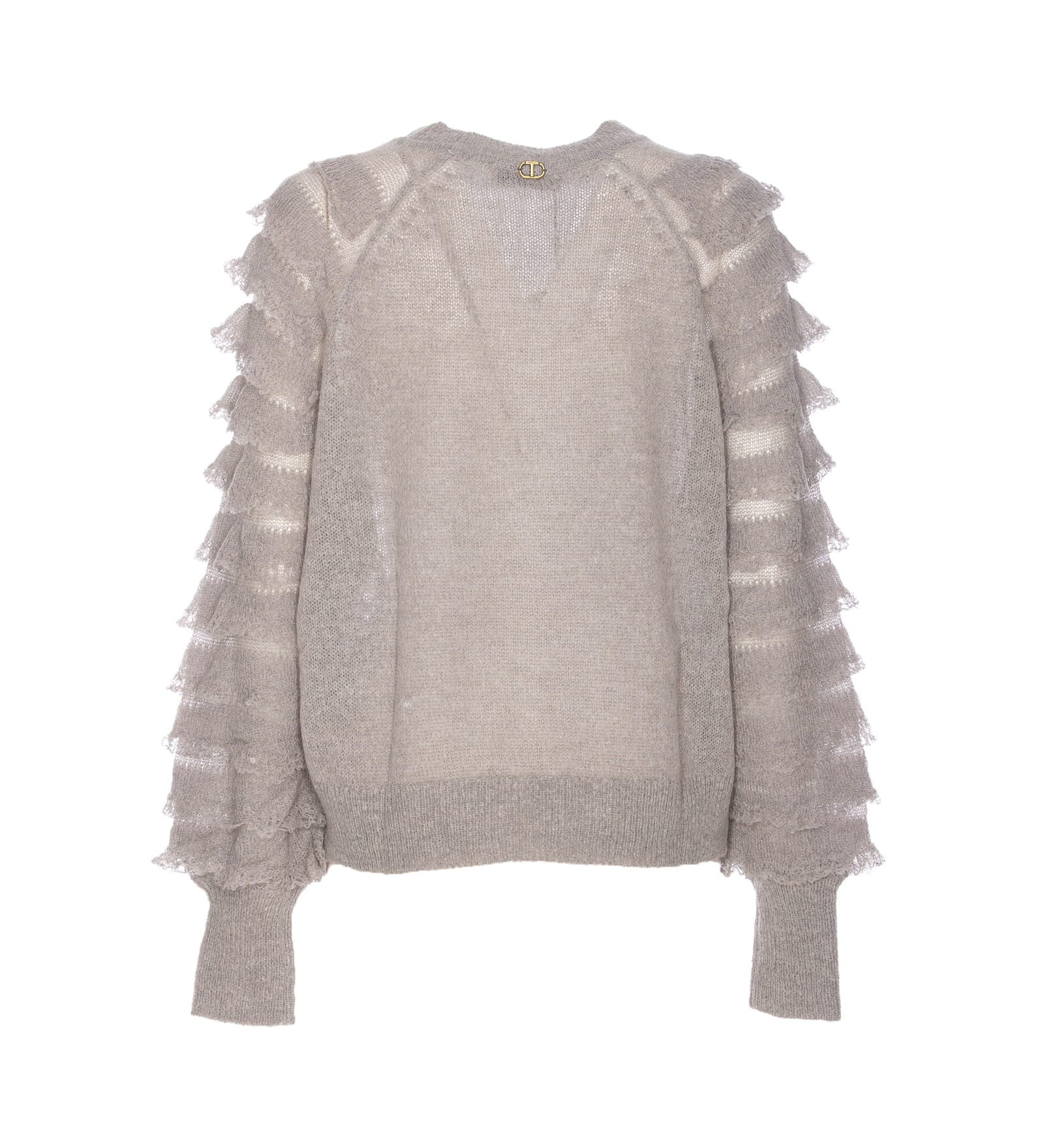 Shop Twinset Pullover In Grey