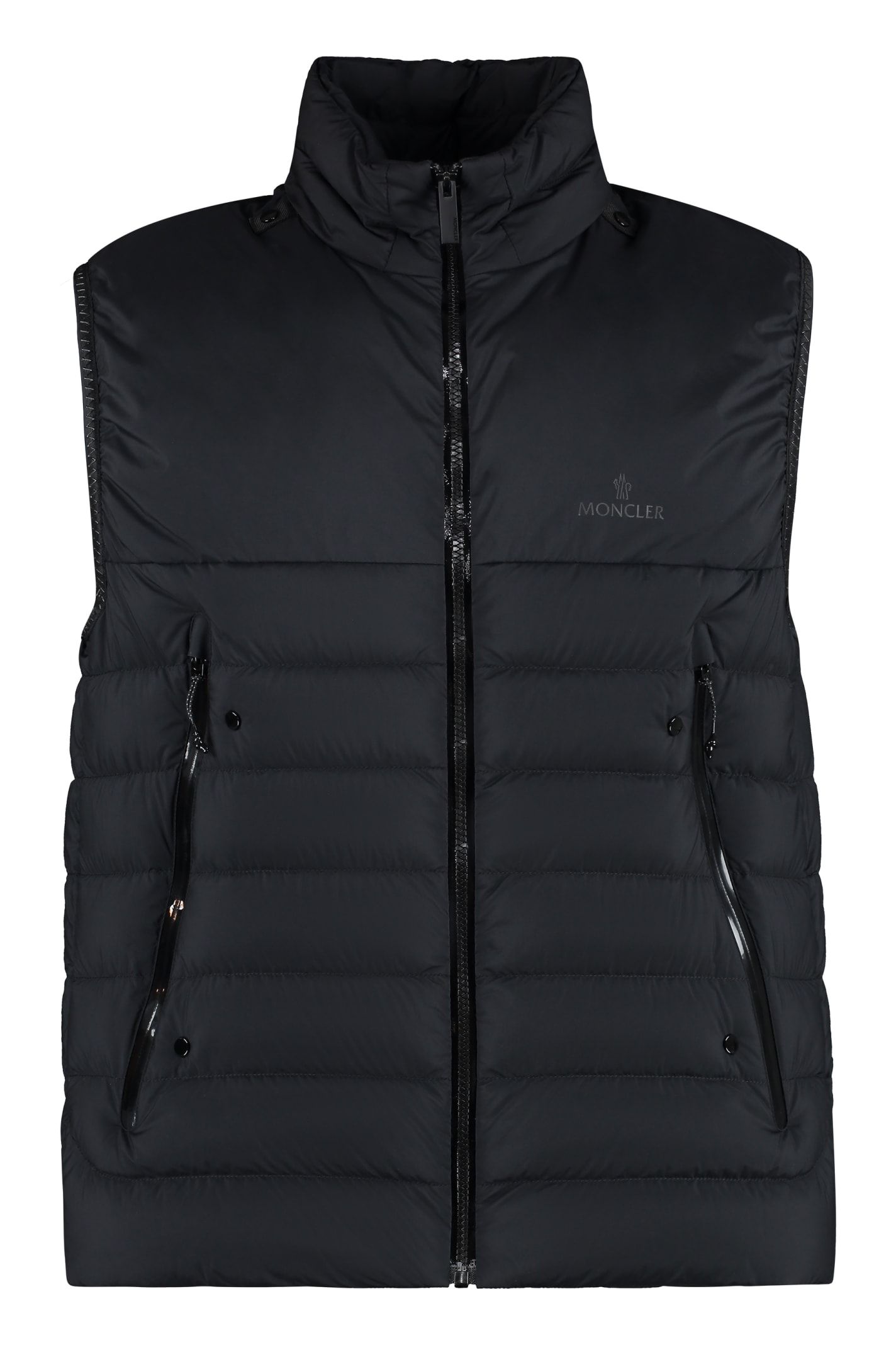 Moncler Koror Bodywarmer Jacket In Black