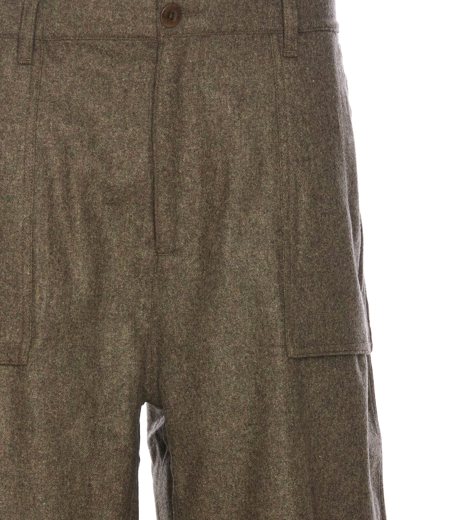 Shop Ten C Cargo Pants In Green