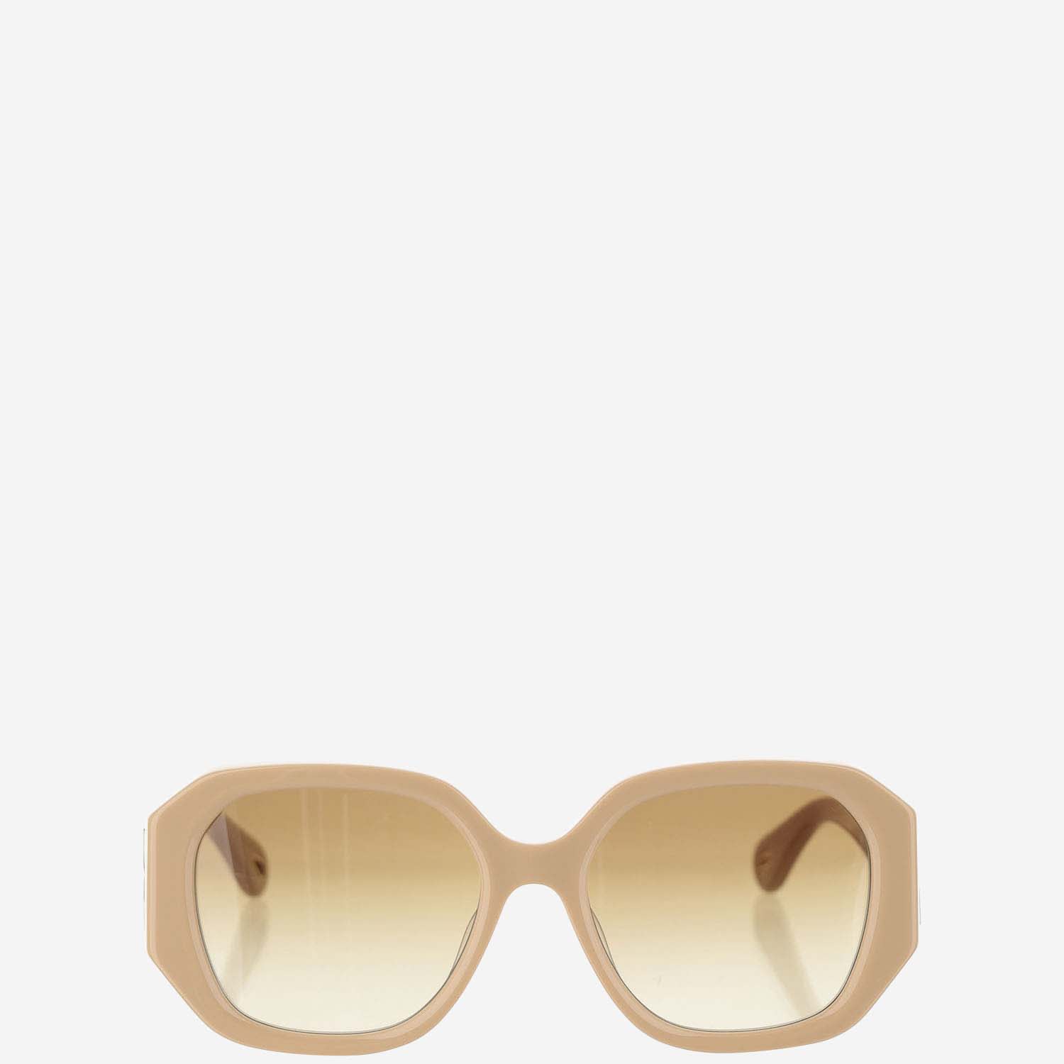 Chloé Logo Sunglasses In Yellow