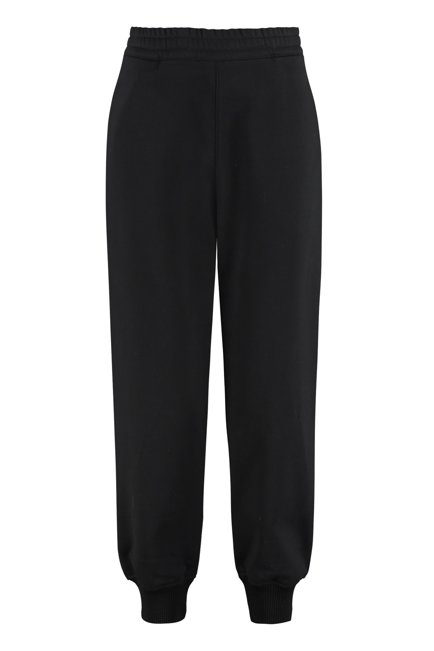 ALEXANDER MCQUEEN STRETCH COTTON TRACK-trousers,658545QLAA9 1000