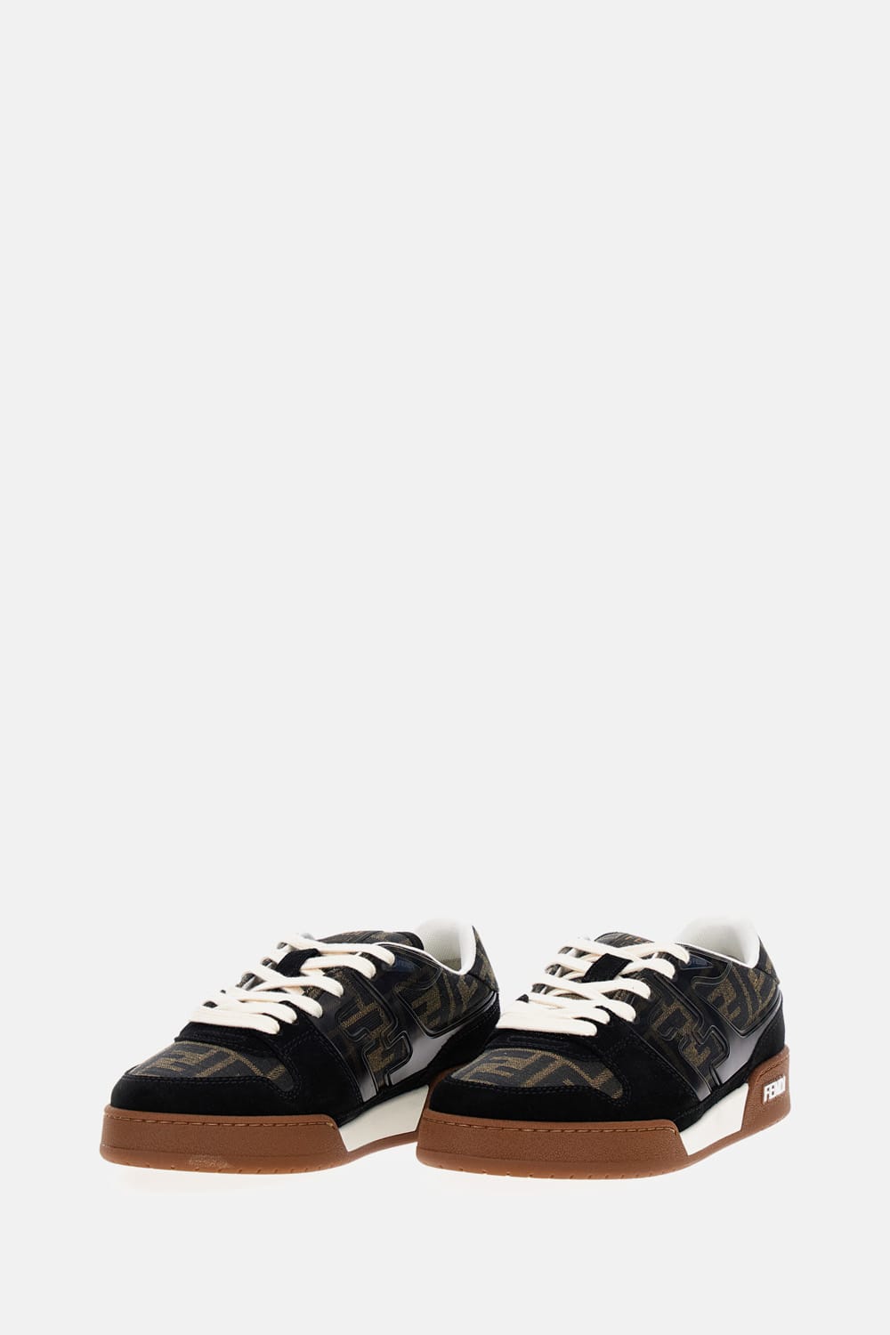 Fendi Match Monogram Low-top Sneakers In Multi