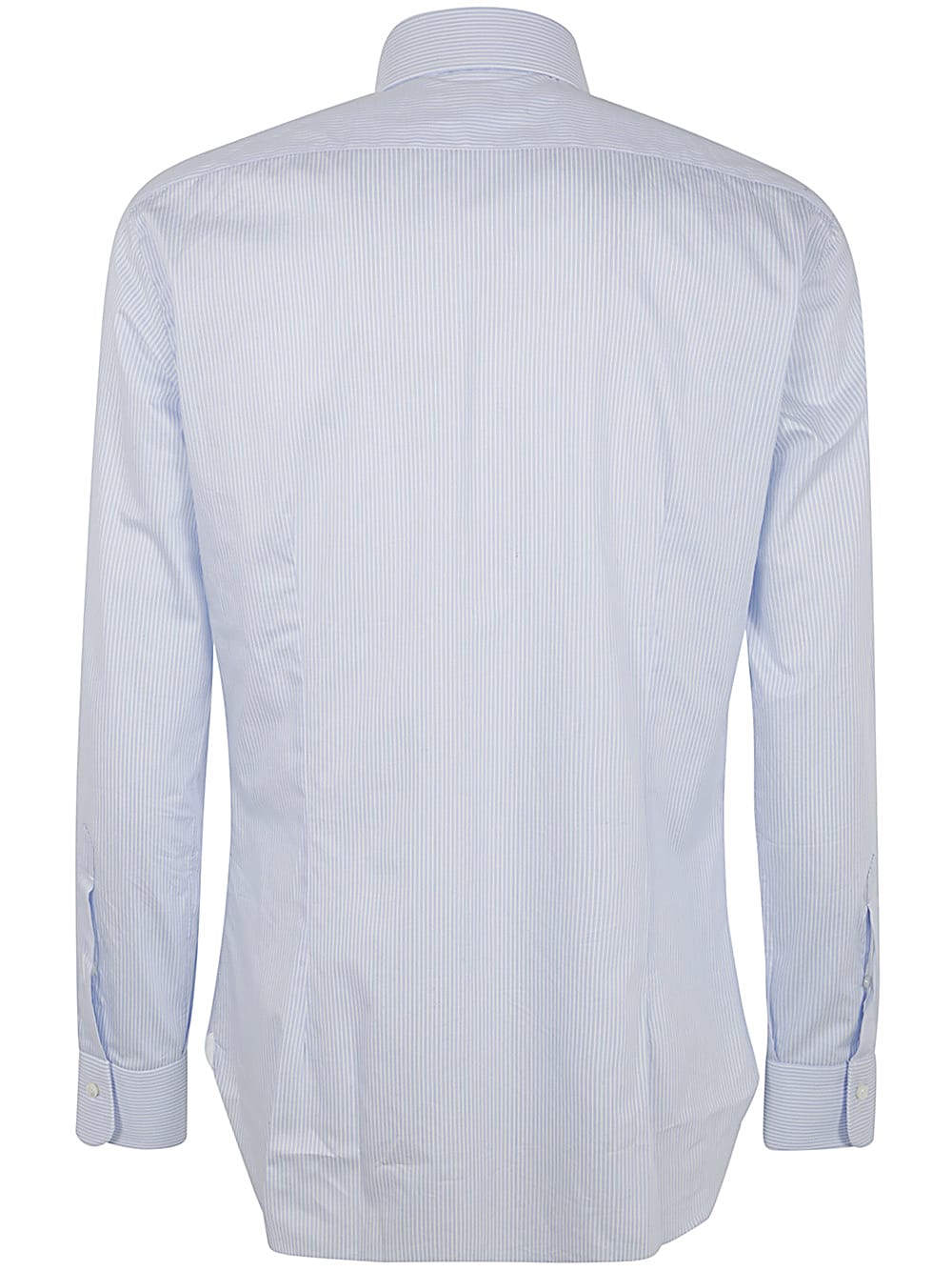 Shop Barba Napoli Neck Shirt In Light Blue