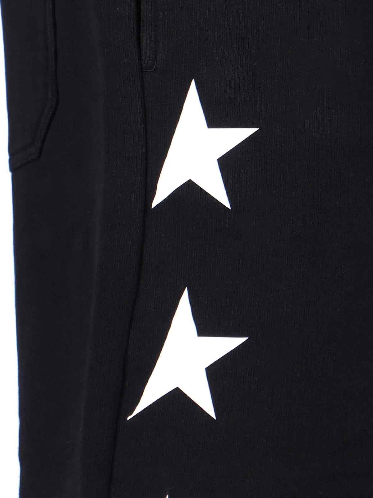 Shop Golden Goose Star Shorts In Black