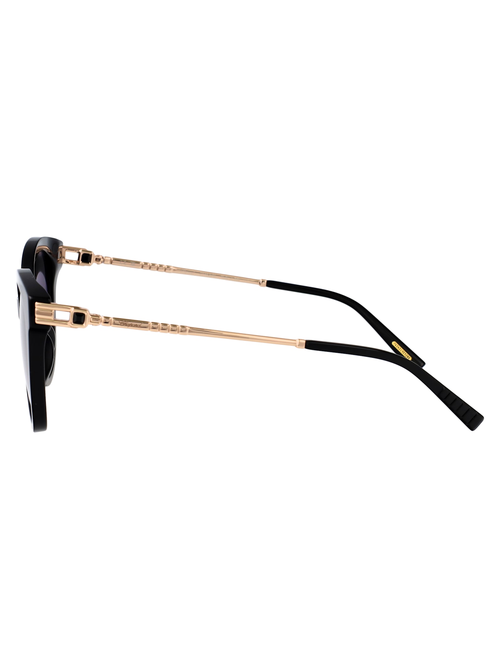 Chopard Geometric Sunglasses Sch405 S 0700 In Gold