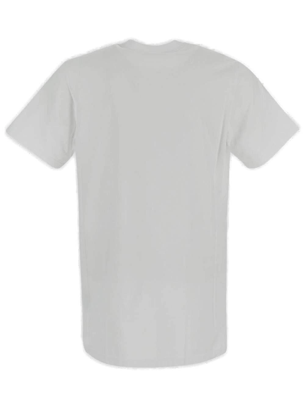 Shop Moncler Logo Patch Crewneck T-shirt In Non Definito