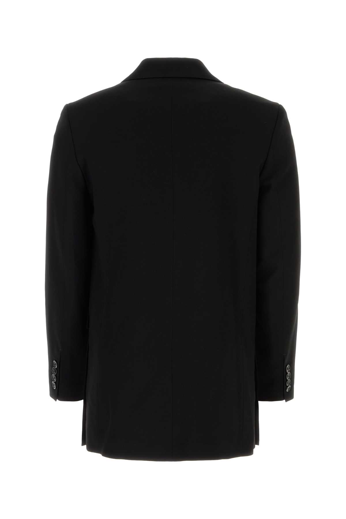 Shop Ami Alexandre Mattiussi Black Wool Blazer