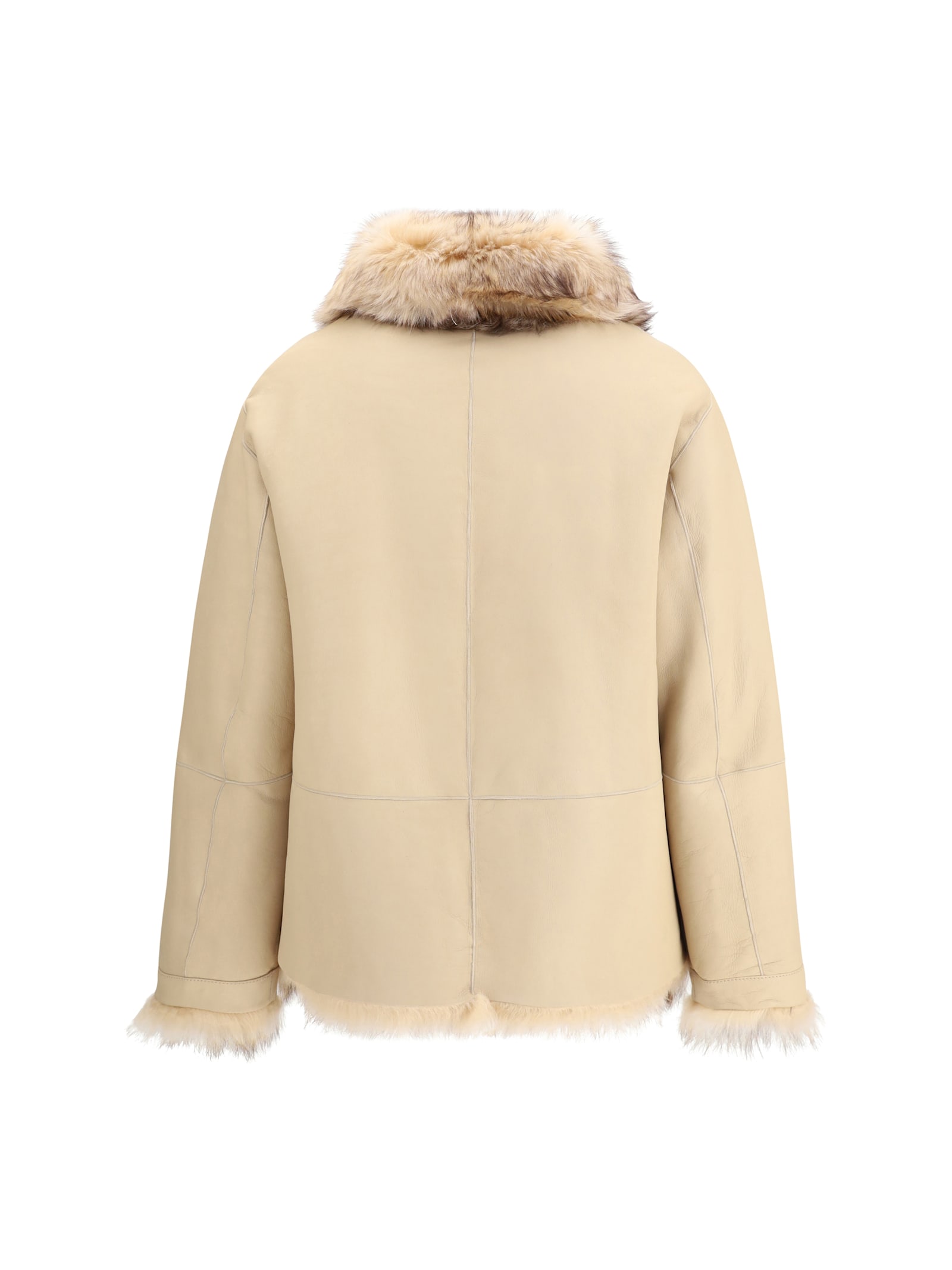 P.a.r.o.s.h P. A.r. O.s. H. Reversible Sheepskin In Brown