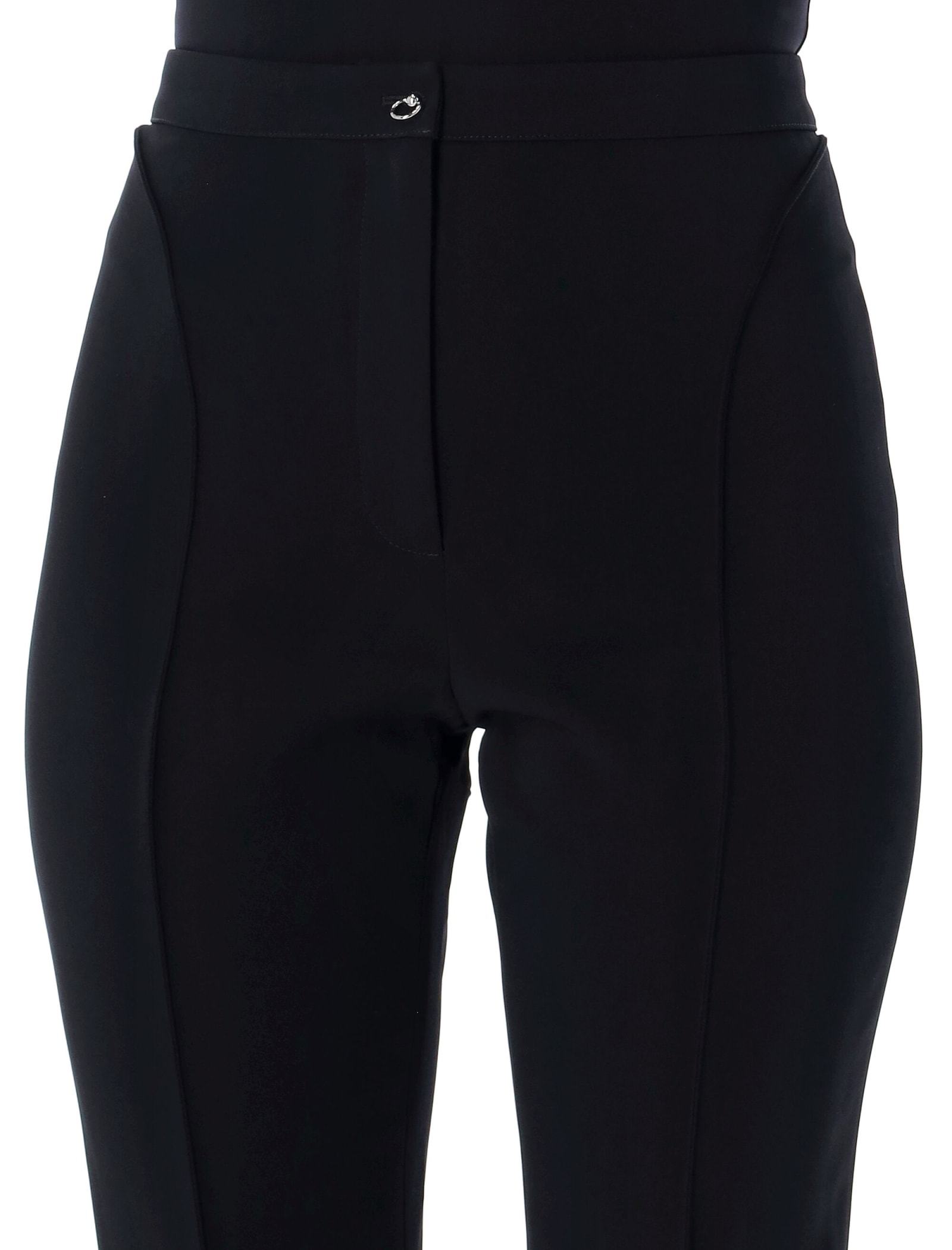 Shop Mugler Piercing Detail Pant In Black