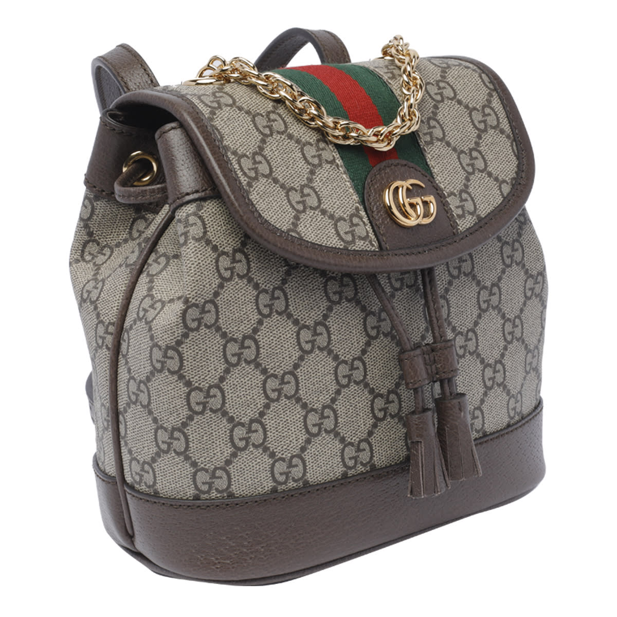 Shop Gucci Gg Ophidia Backpack In Beige