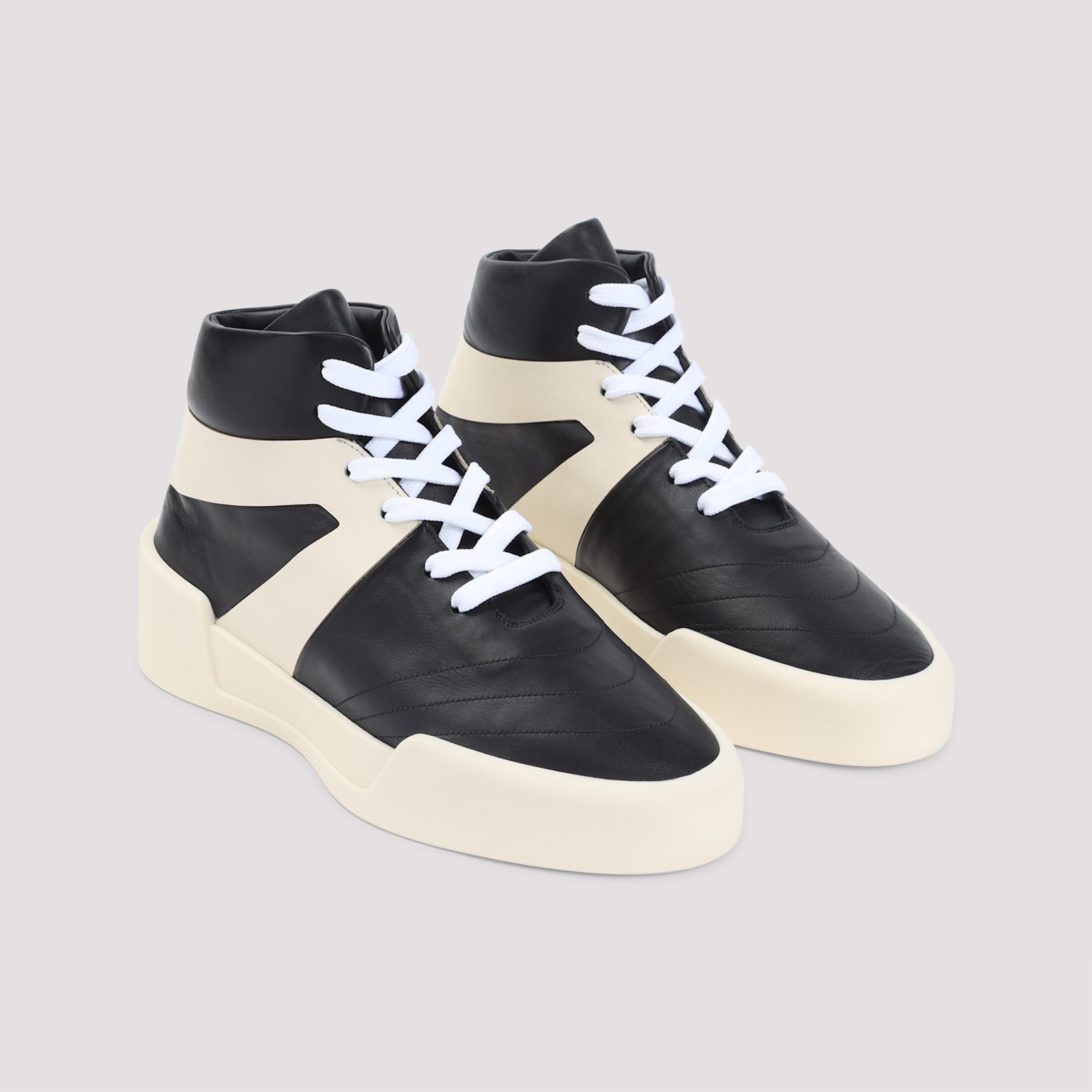 Fear Of God Contemporary Low Top Sneakers With Contrasting Panels In Black