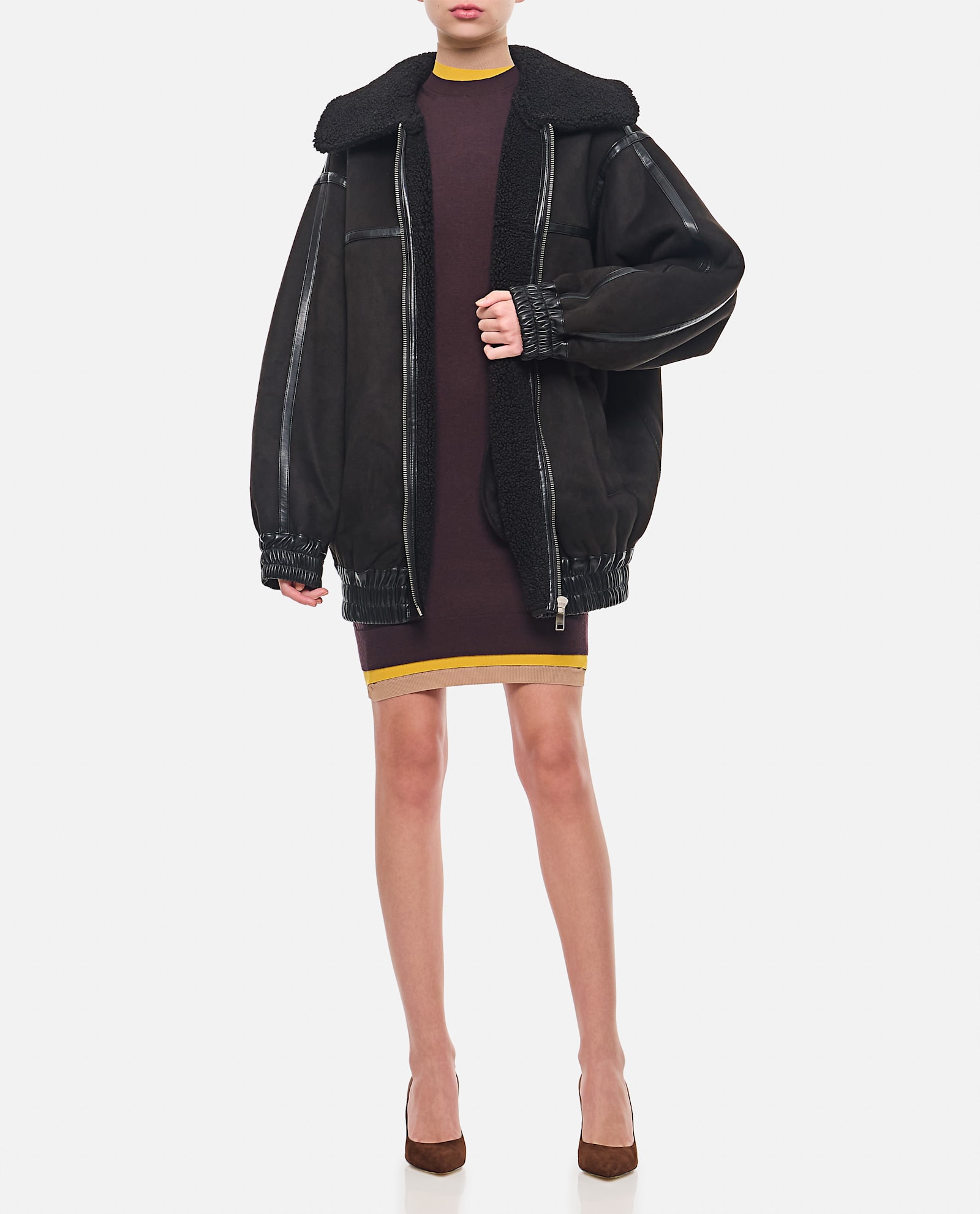 Oversized Bomber Jacket