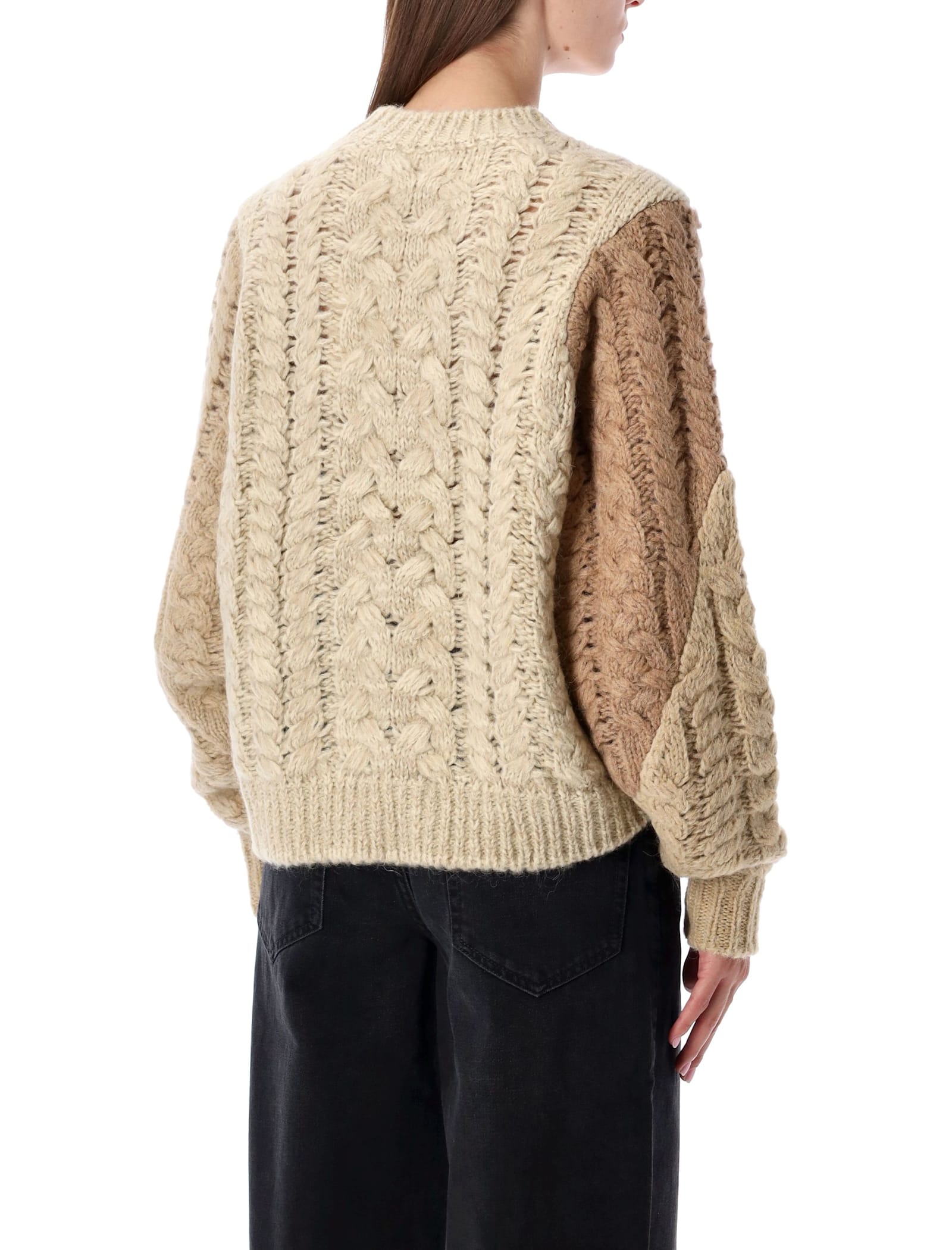 Isabel Marant Étoile Isabel Marant Etoile Multicolor Acrylic Blend Daryl Sweater In Brown
