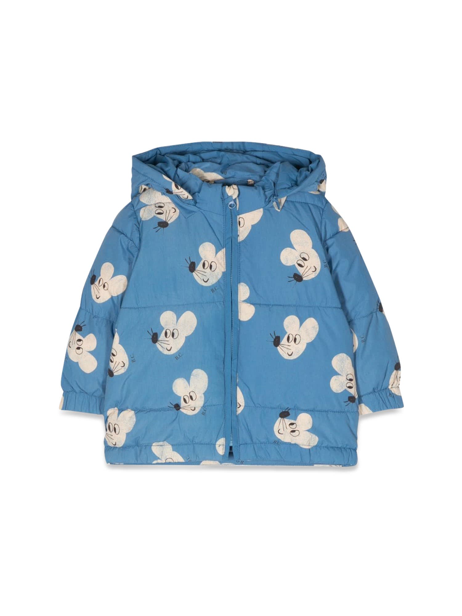 BOBO CHOSES MOUSE ALLOVER HOODED ANORAK