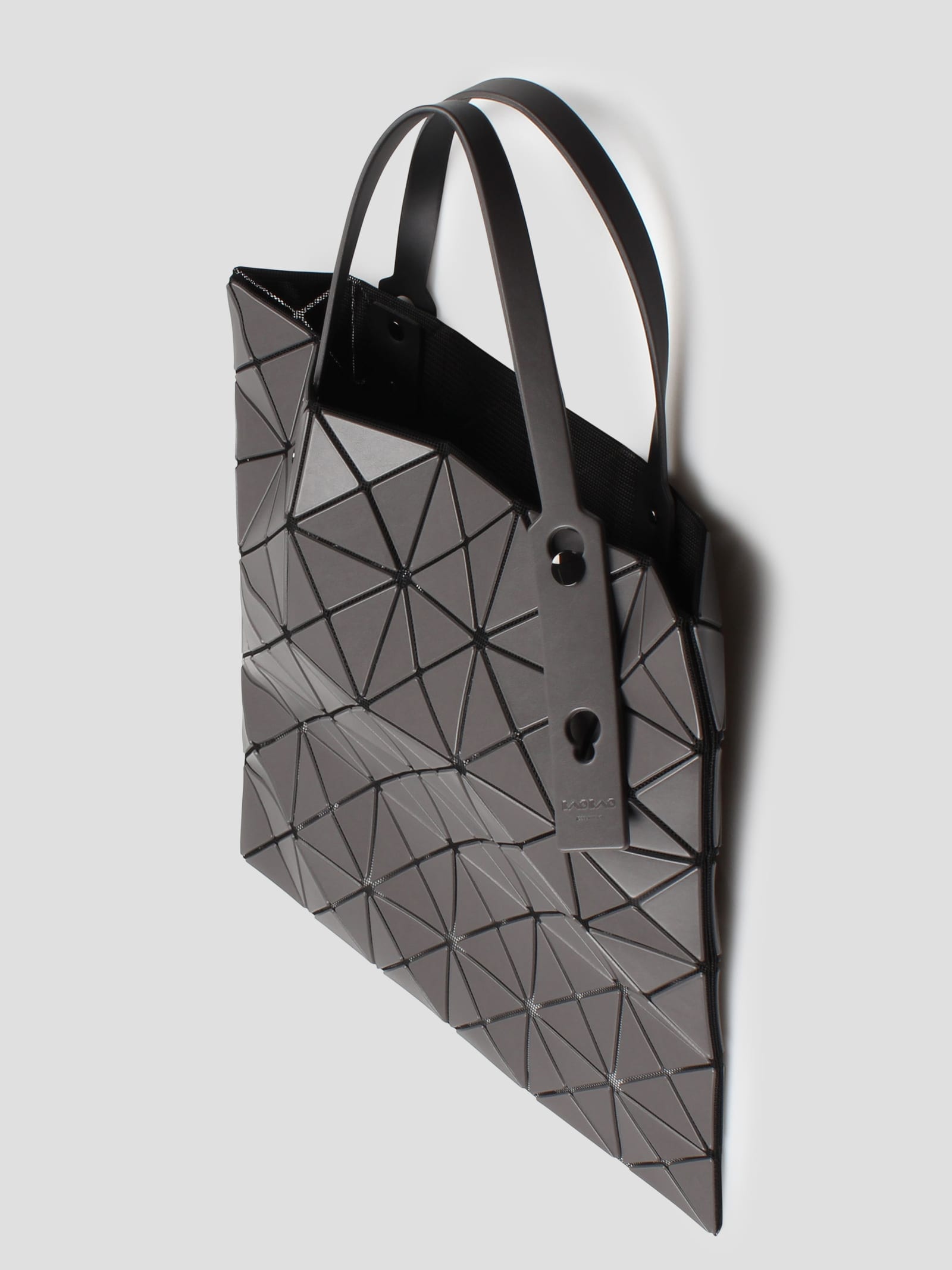 Shop Bao Bao Issey Miyake Matte Shopping Bag In Grey