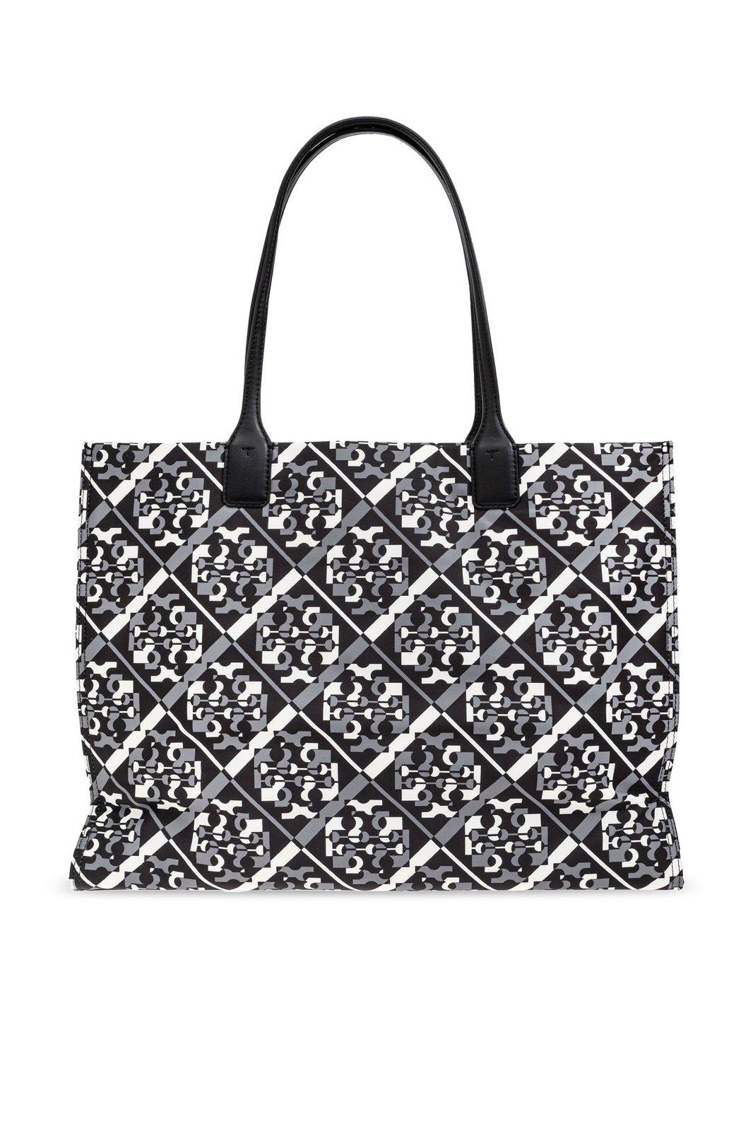 Tory Burch Small Ella Printed Tote In Prismatic Logo