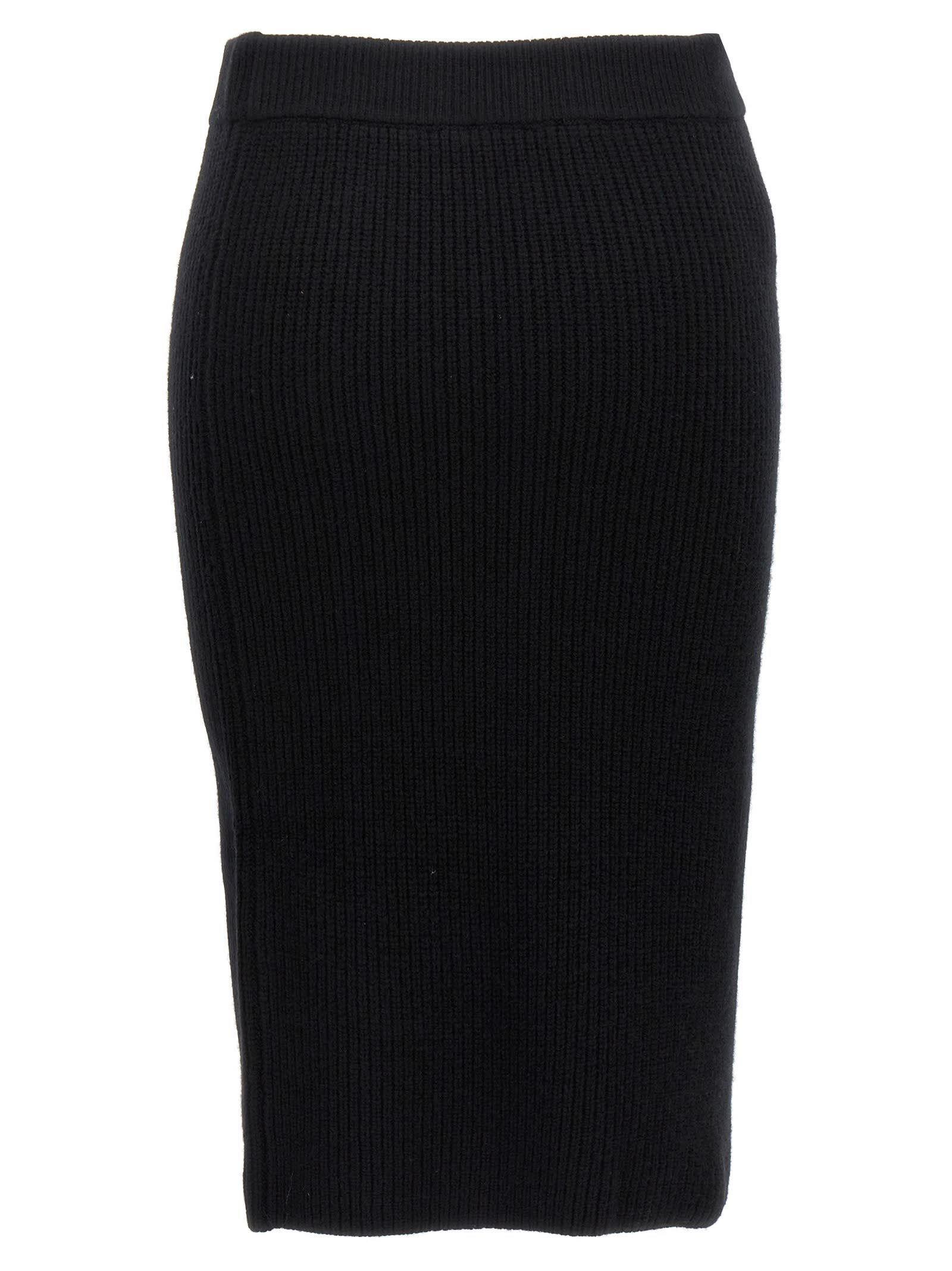 Shop Pinko Dose Skirt In Black