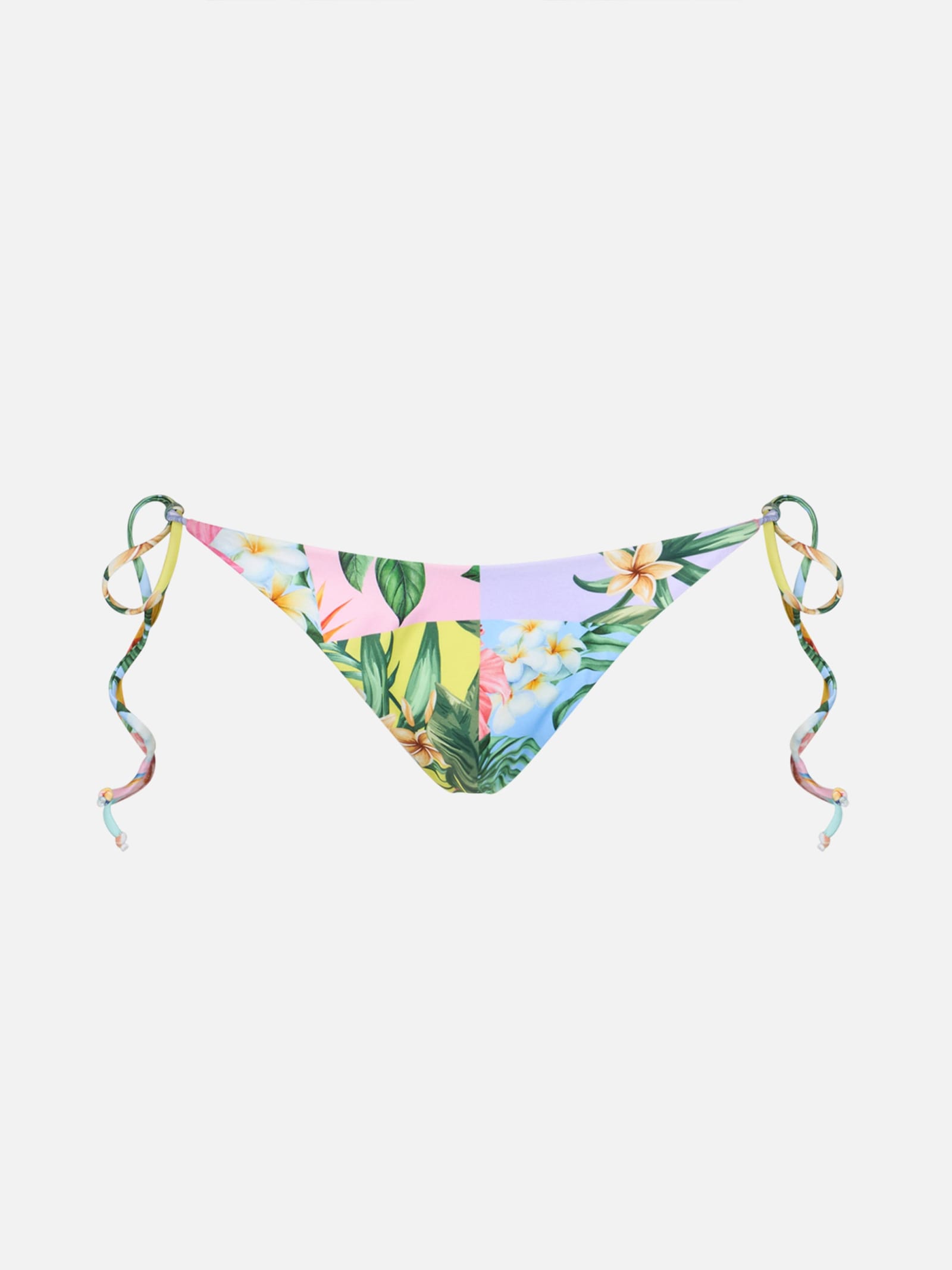 MC2 SAINT BARTH PATCH FLOWER PRINT SWIM BRIEFS