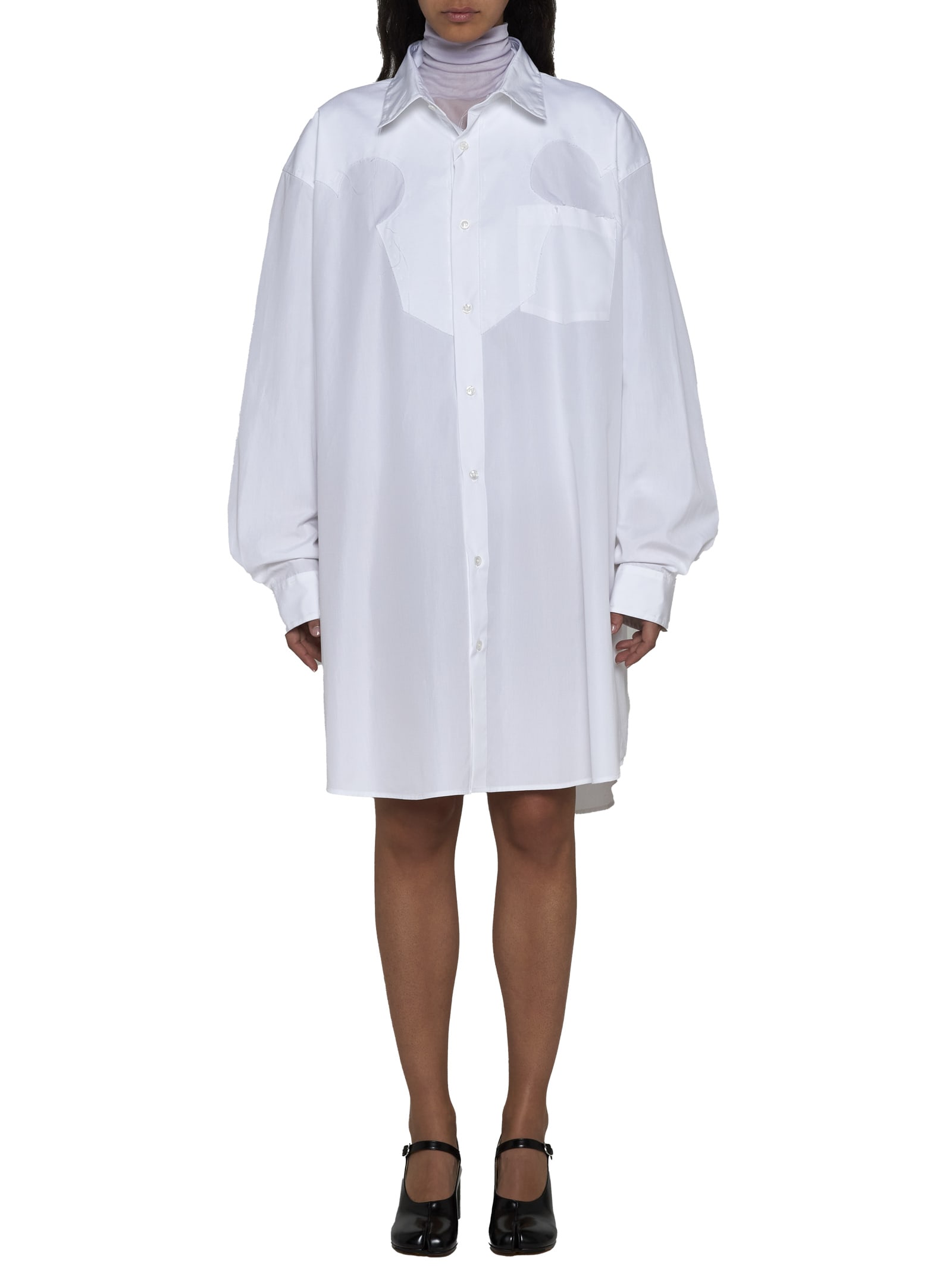 Shop Maison Margiela Shirt In Optic White